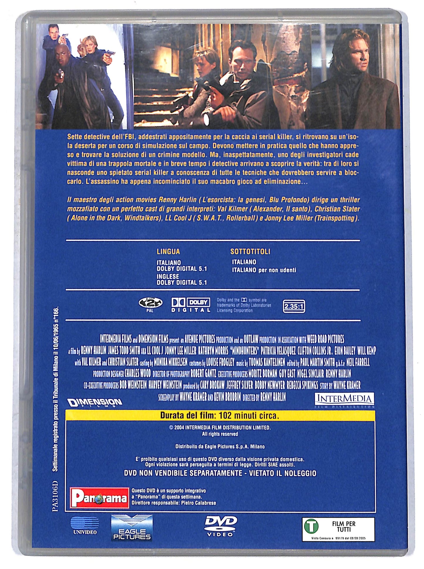EBOND Nella mente del serial killer EDITORIALE DVD D673538