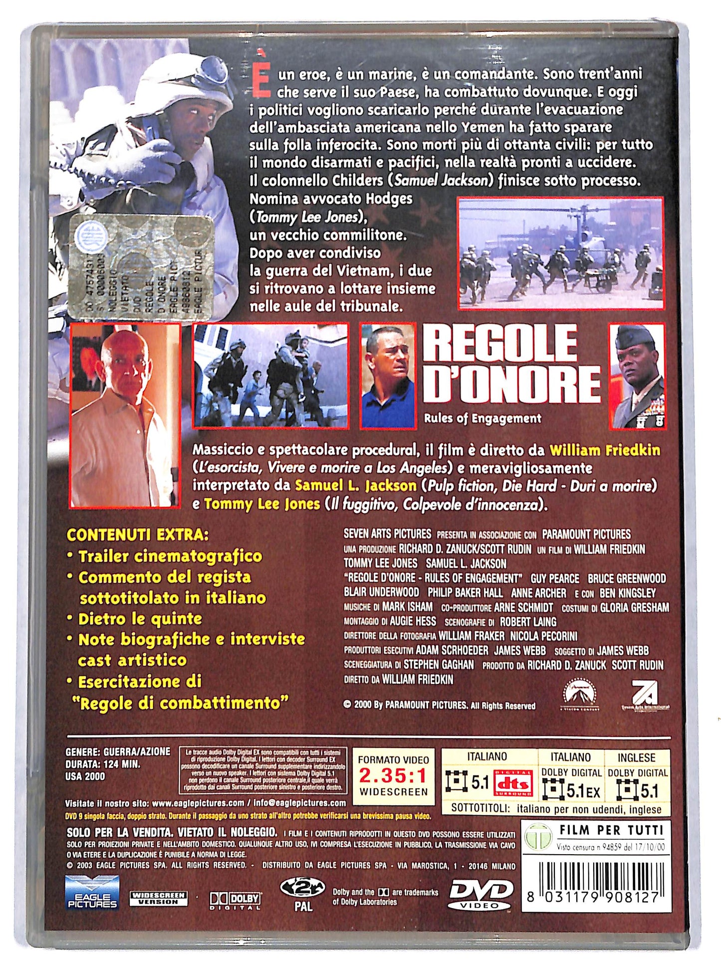 EBOND regole d'onore DVD D673719