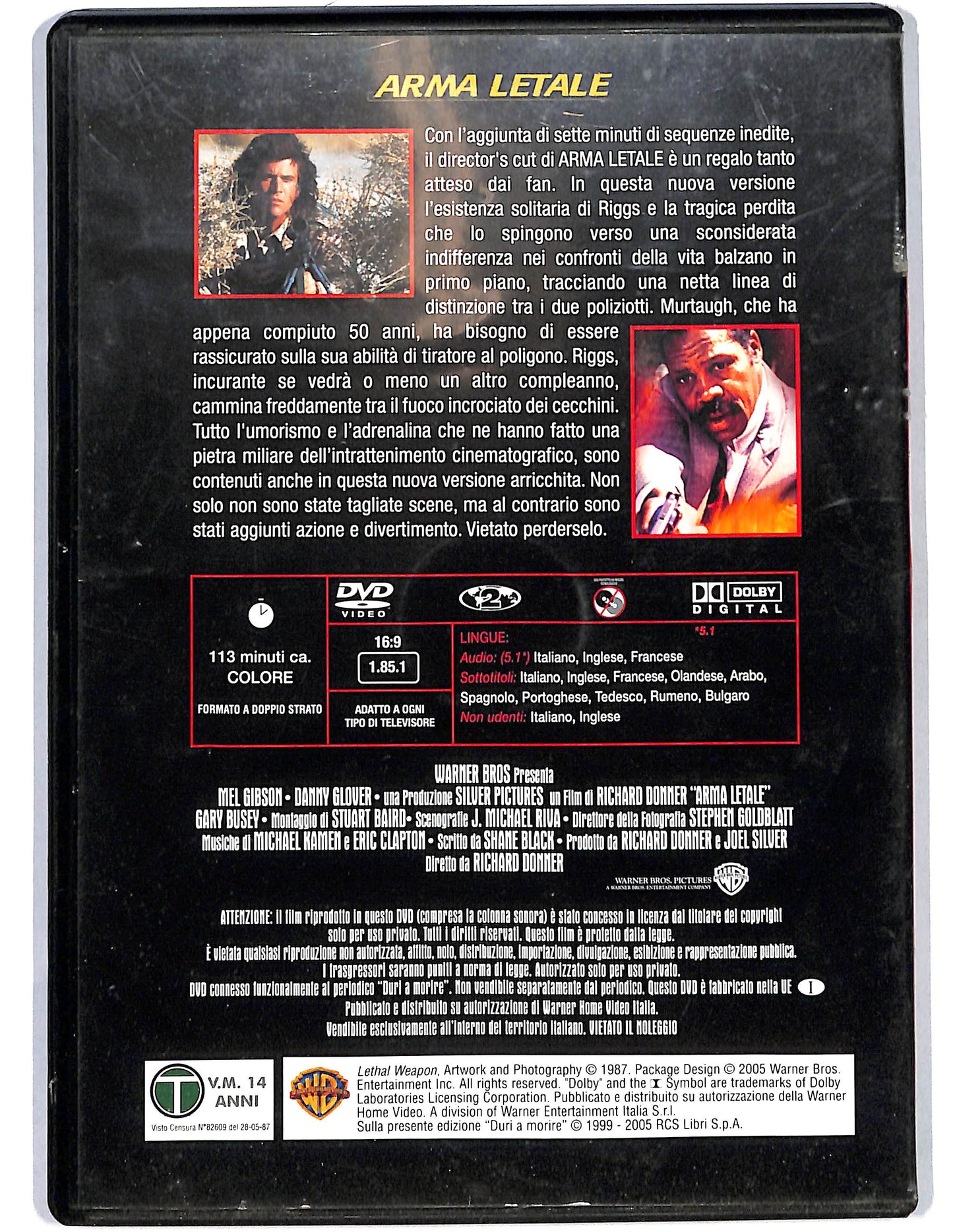 EBOND Arma letale EDITORIALE DVD D673829