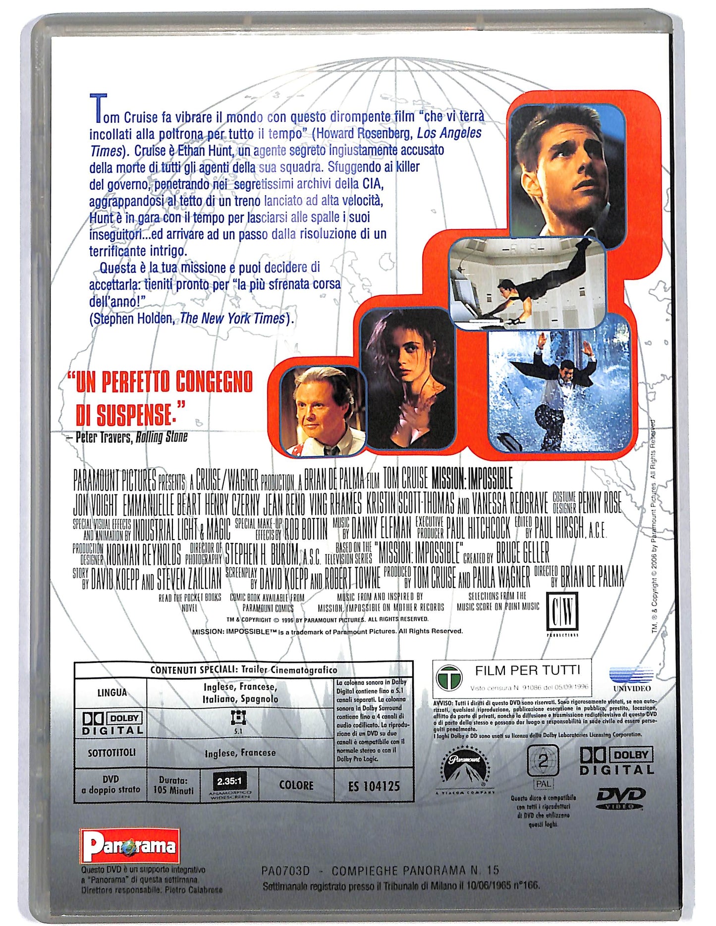 EBOND Mission: Impossible EDITORIALE DVD D673839