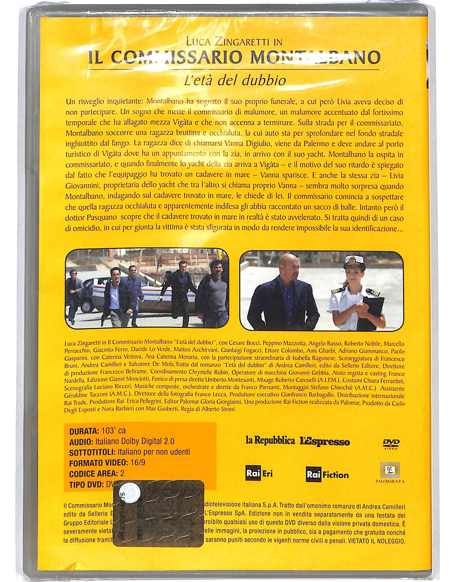 EBOND Il commissario Montalbano L'eta del dubbio EDITORIALE DVD D673862