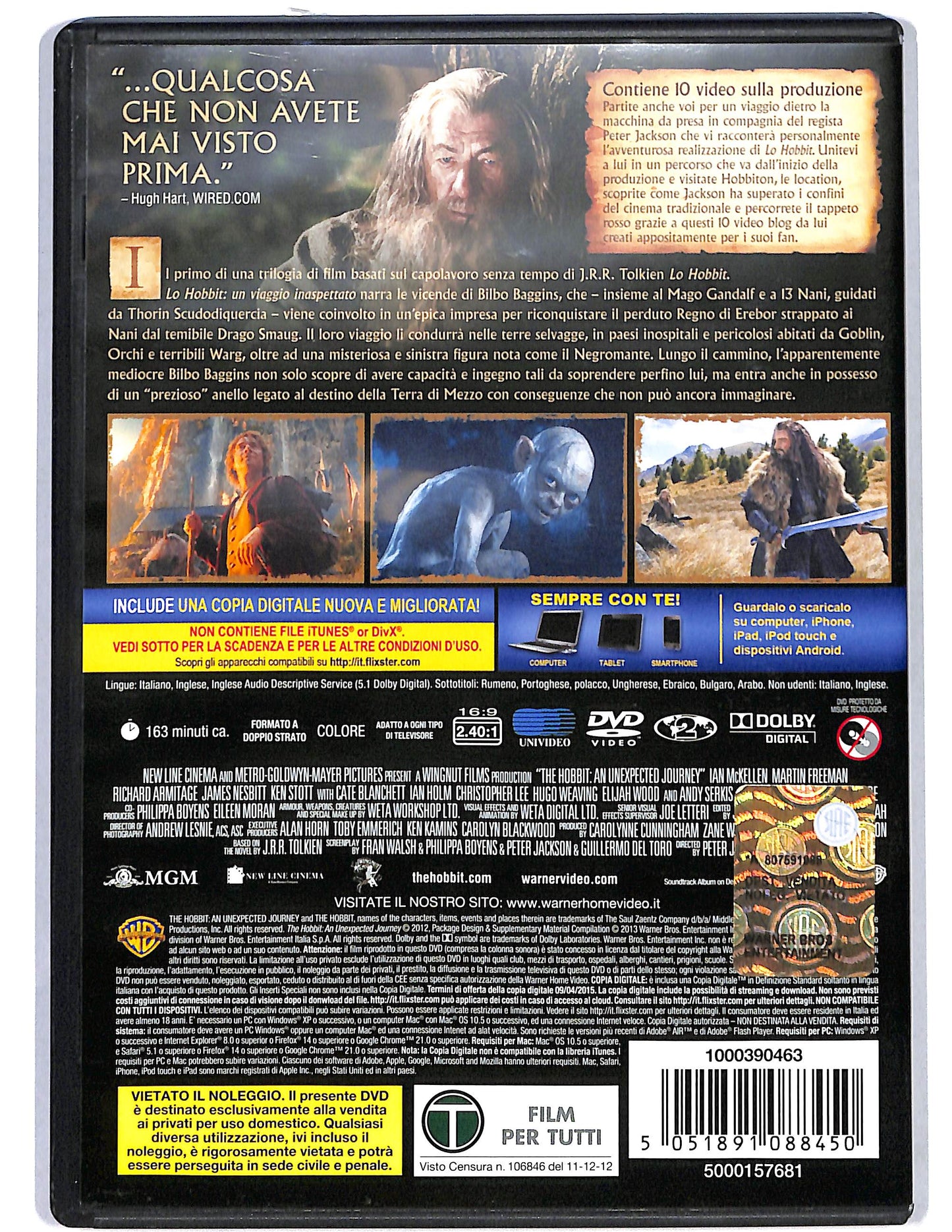 EBOND Lo Hobbit un viaggio inaspettato DVD D674053