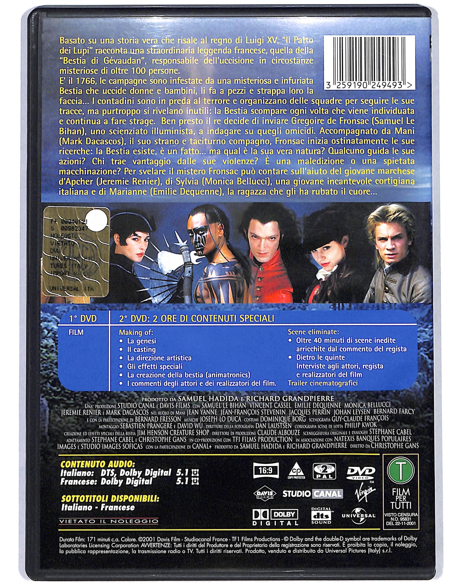 EBOND Il patto dei lupi DVD D674122