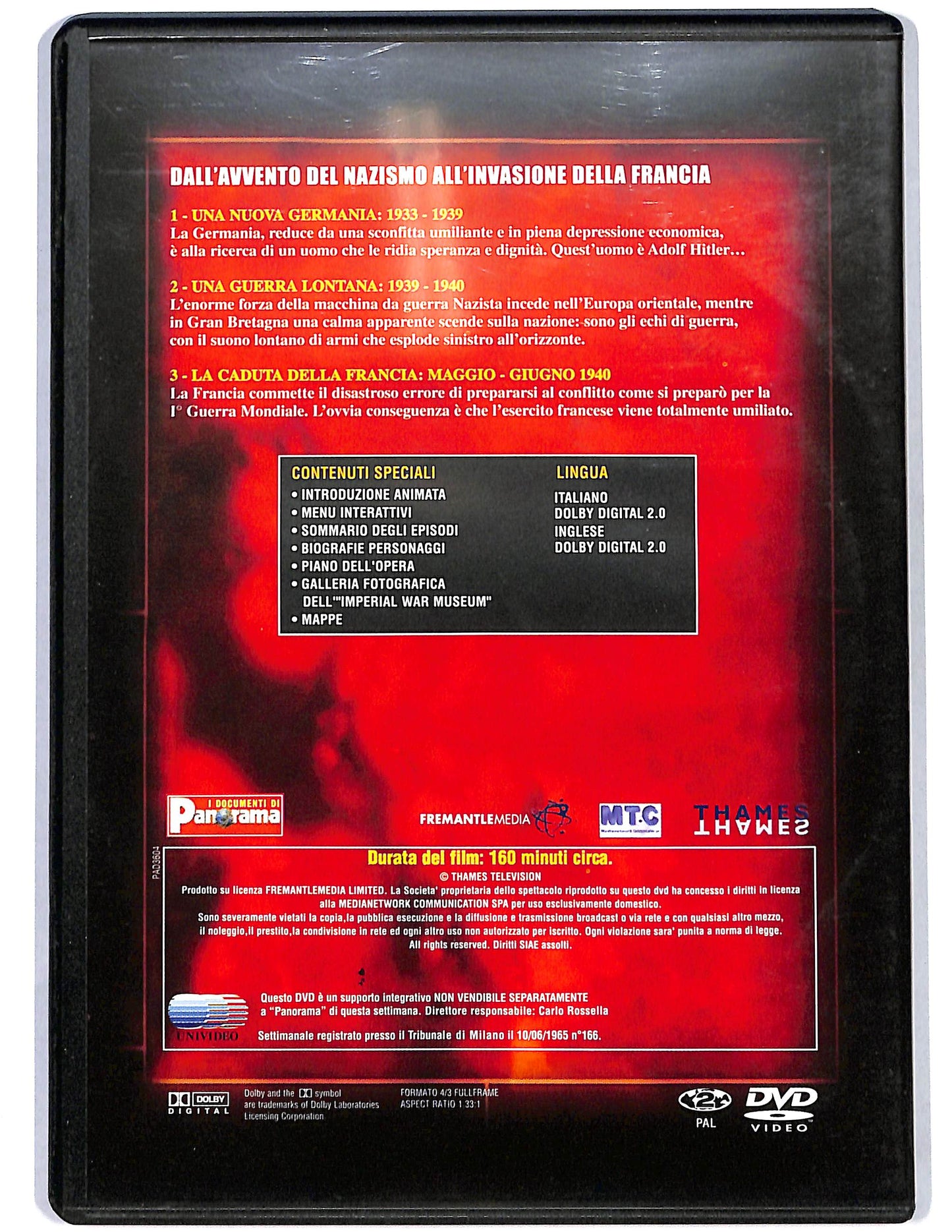 EBOND Del nazismo all'invasione della Francia EDITORIALE DVD D674130