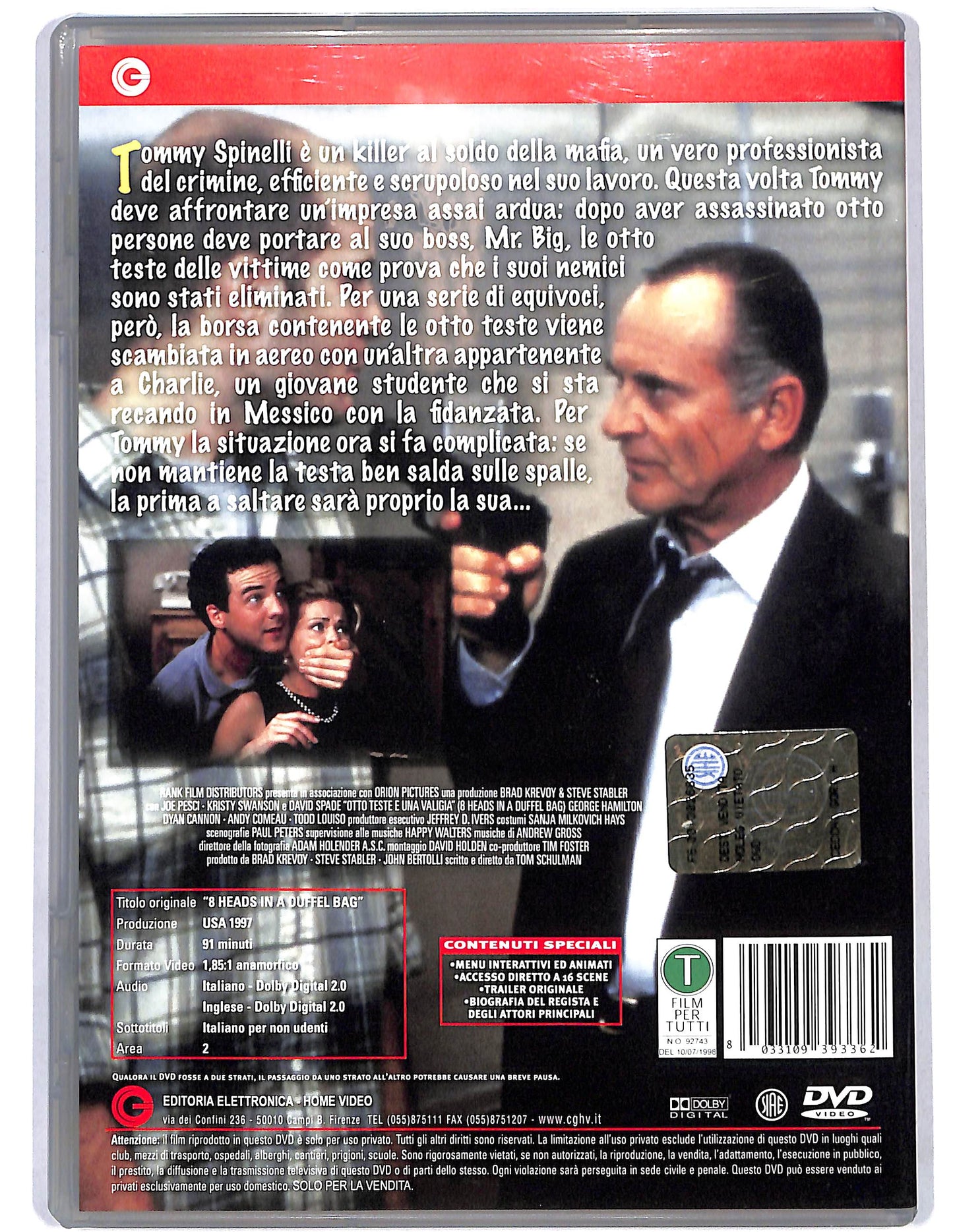 EBOND Otto teste e una valigia DVD D674232