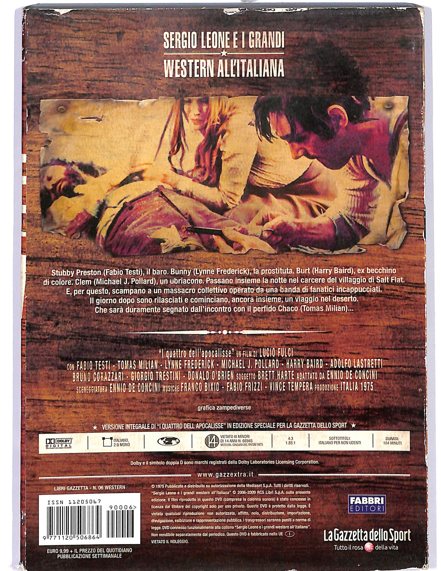 EBOND I Quattro Dell'apocalisse slipcase  EDITORIALE DVD D674349