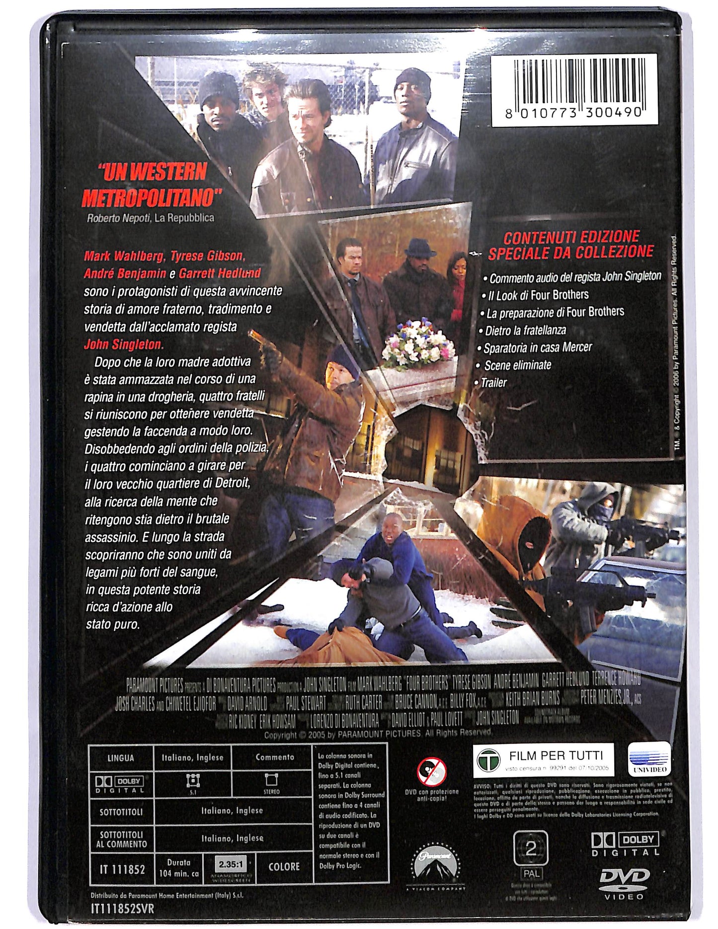 EBOND Four brothers Quattro fratelli NOLEGGIO DVD D674355