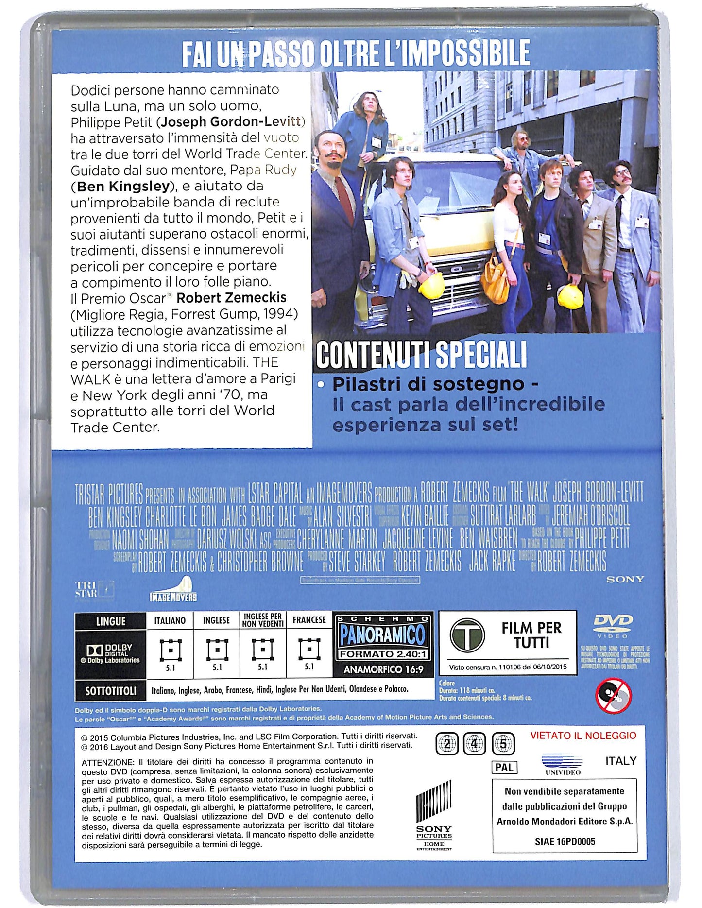 EBOND The Walk EDITORIALE DVD D674603
