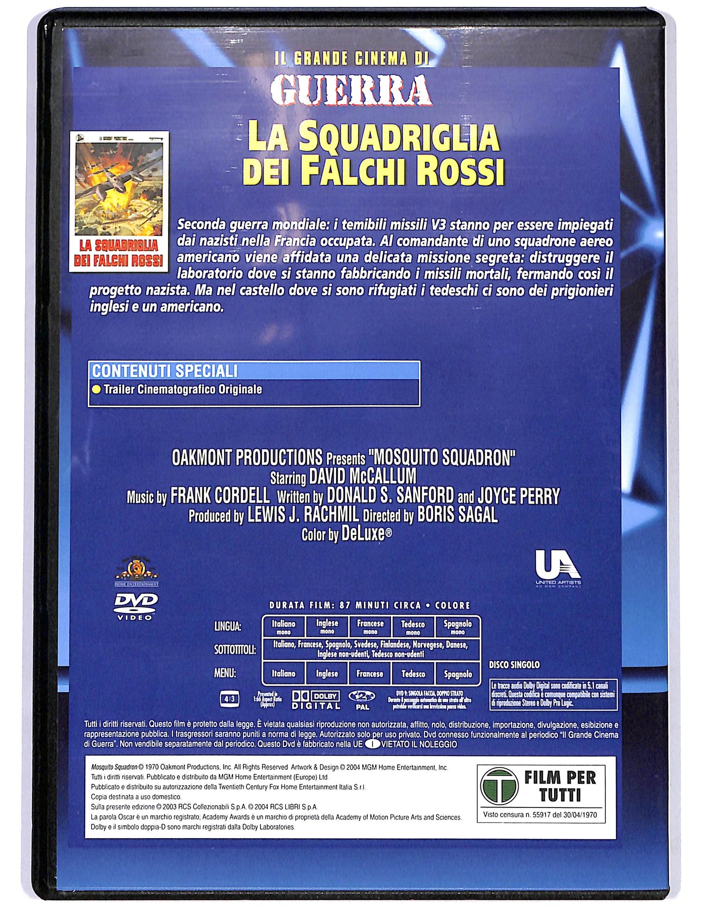 EBOND La Squadriglia Dei Falchi Rossi EDITORIALE DVD D674705