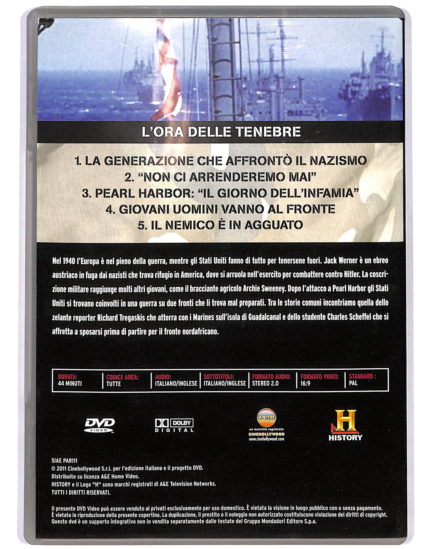 EBOND Gli archivi ritrovati della 2° guerra mondiale vol1 EDITORIALE DVD D674822