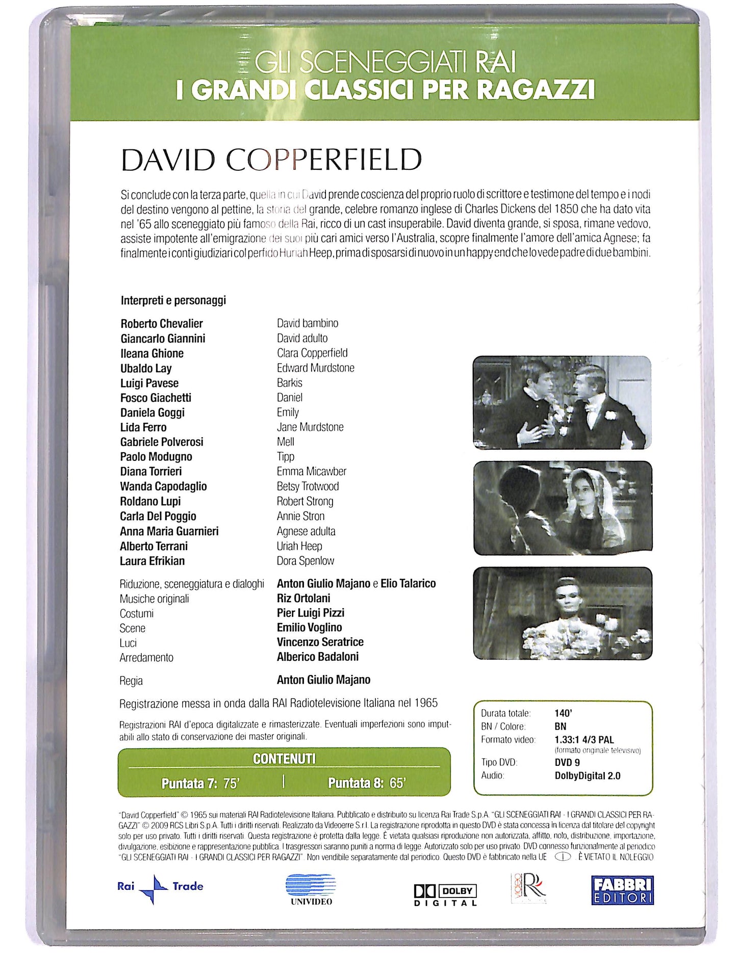 EBOND David Copperfield puntate 7 - 8 EDITORIALE DVD D675056