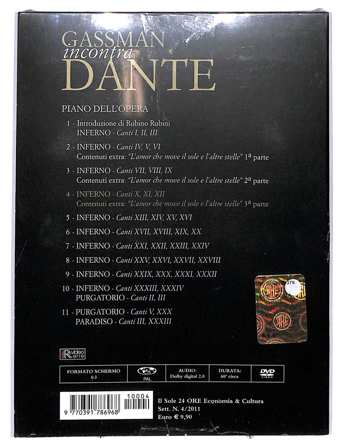 EBOND Gassman incontra Dante vol.4 DIGIPACK EDITORIALE DVD D675225