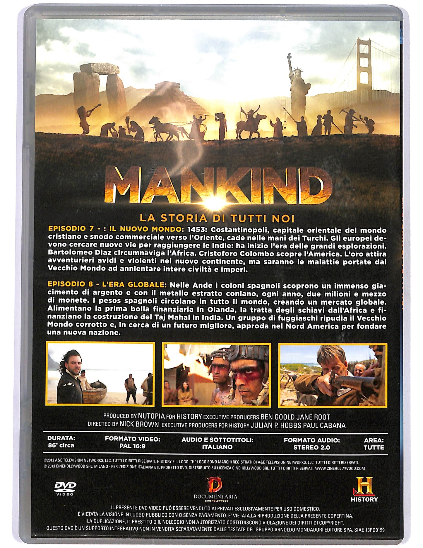 EBOND Mankind: la storia di tutti noi vol.4 ep. 7 - 8 EDITORIALE DVD D675239