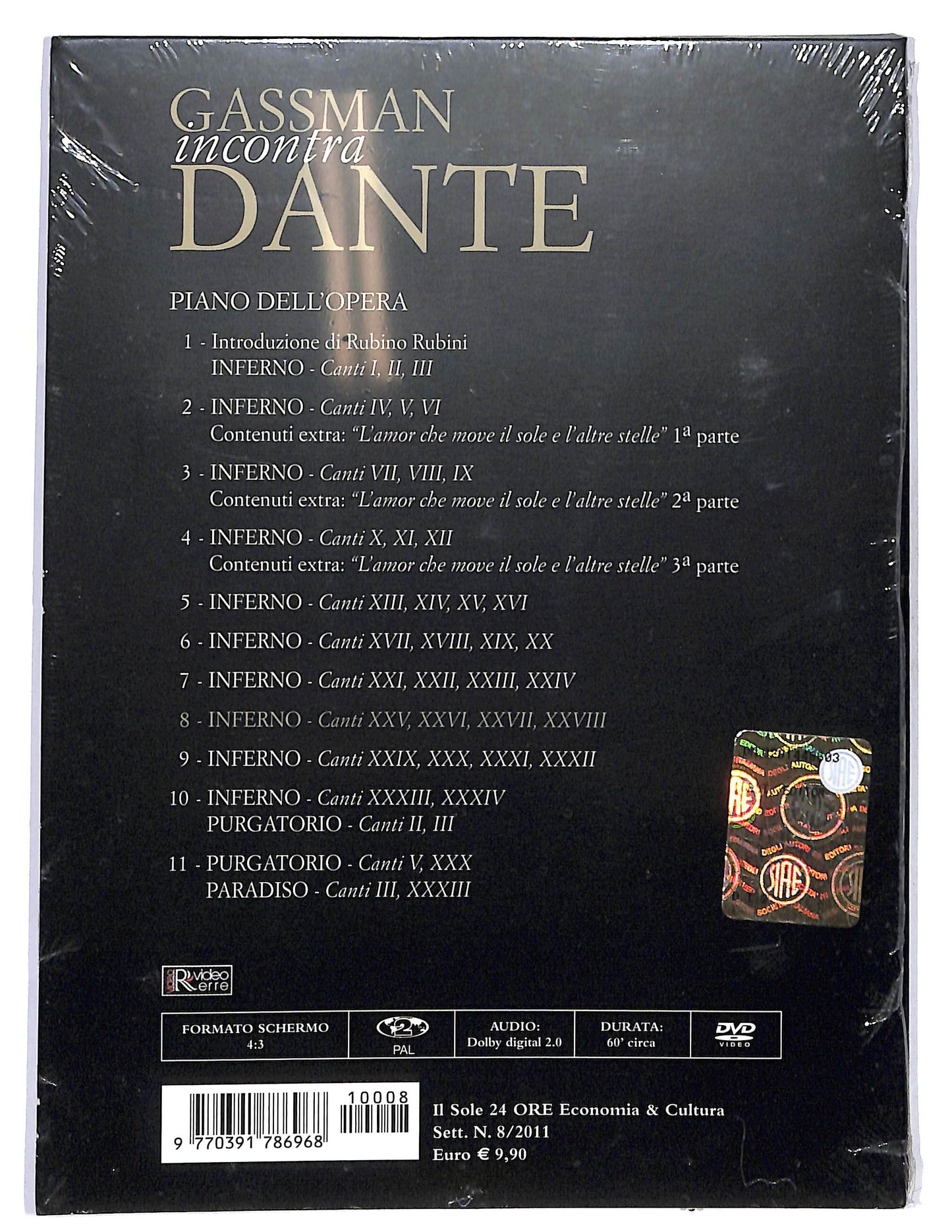 EBOND Gassman incontra Dante vol.8 EDITORIALE DVD D675308