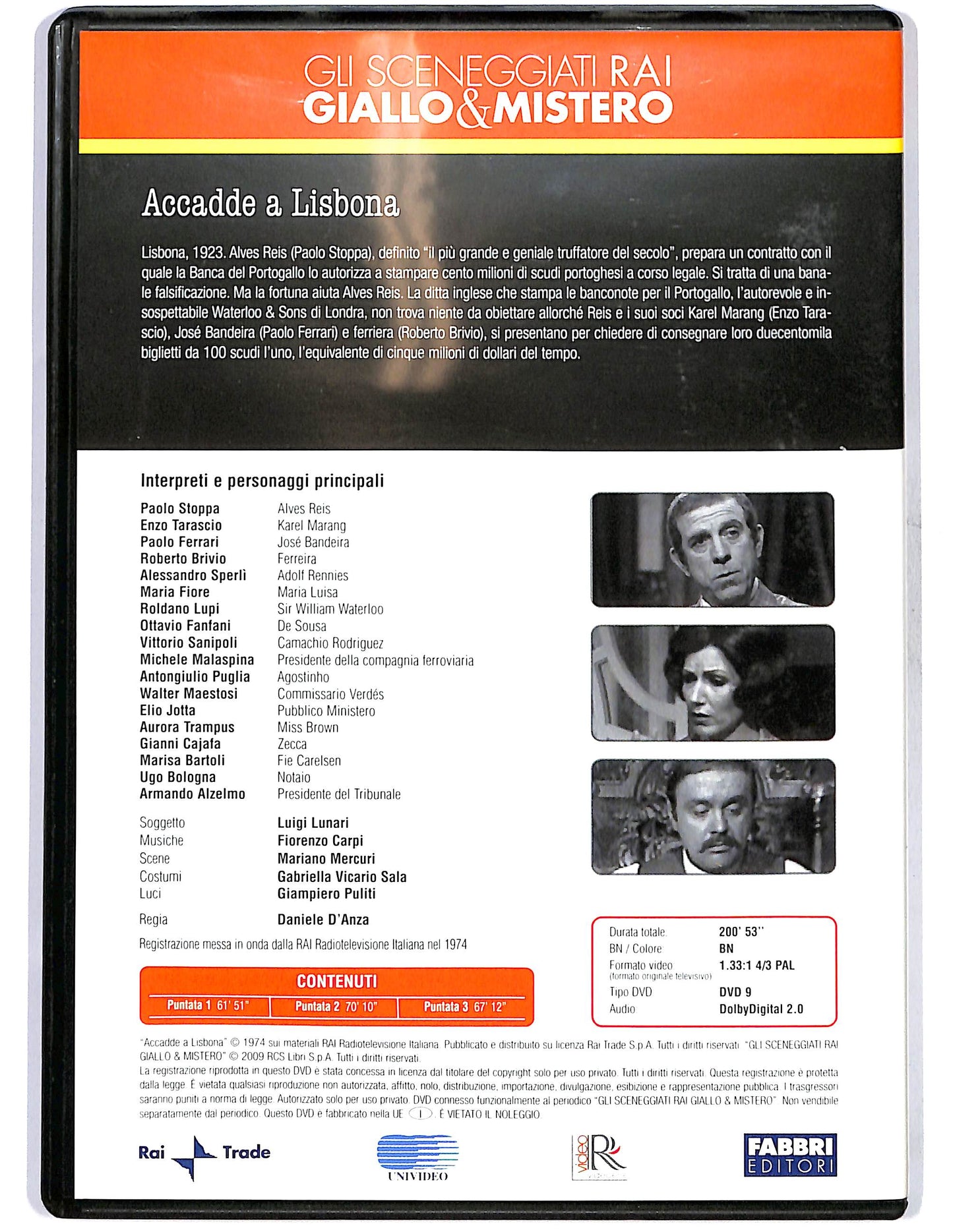 EBOND Sceneggiati Accade a Lisbona puntate 1 - 3 EDITORIALE DVD D675406
