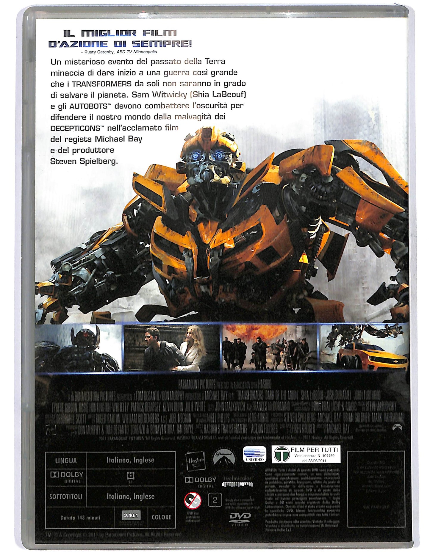 EBOND Transformers 3 EDITORIALE DVD D675409