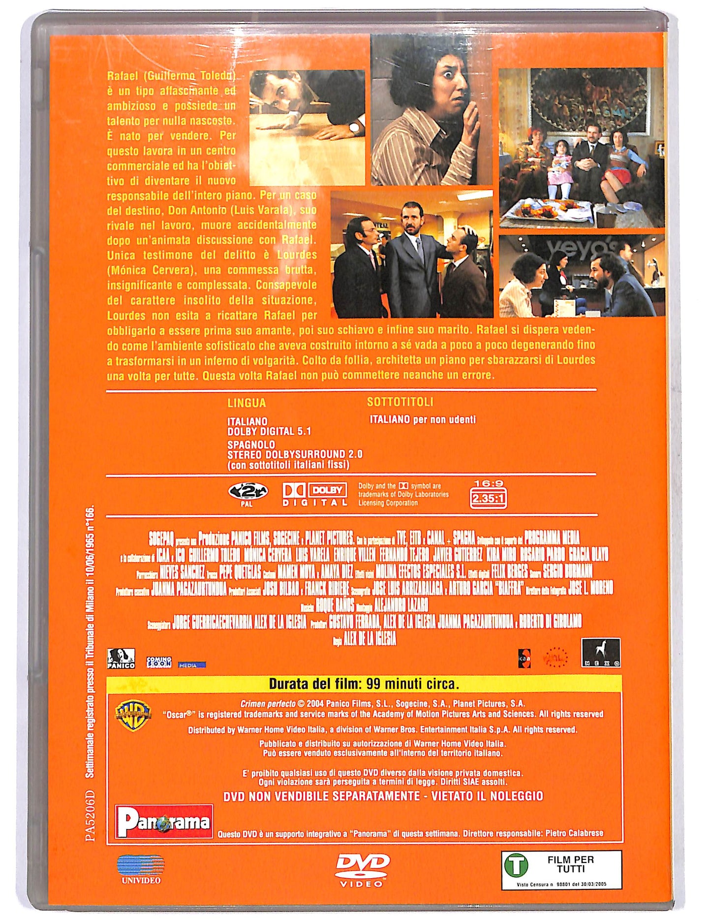 EBOND Crimen perfecto Finche morte non li separi EDITORIALE DVD D675526