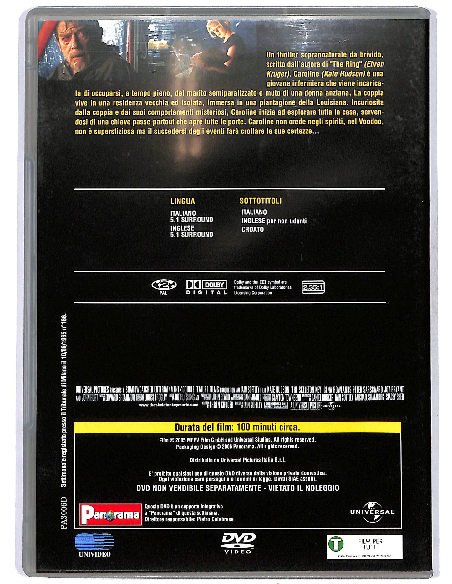 EBOND The Skeleton Key EDITORIALE DVD D675533