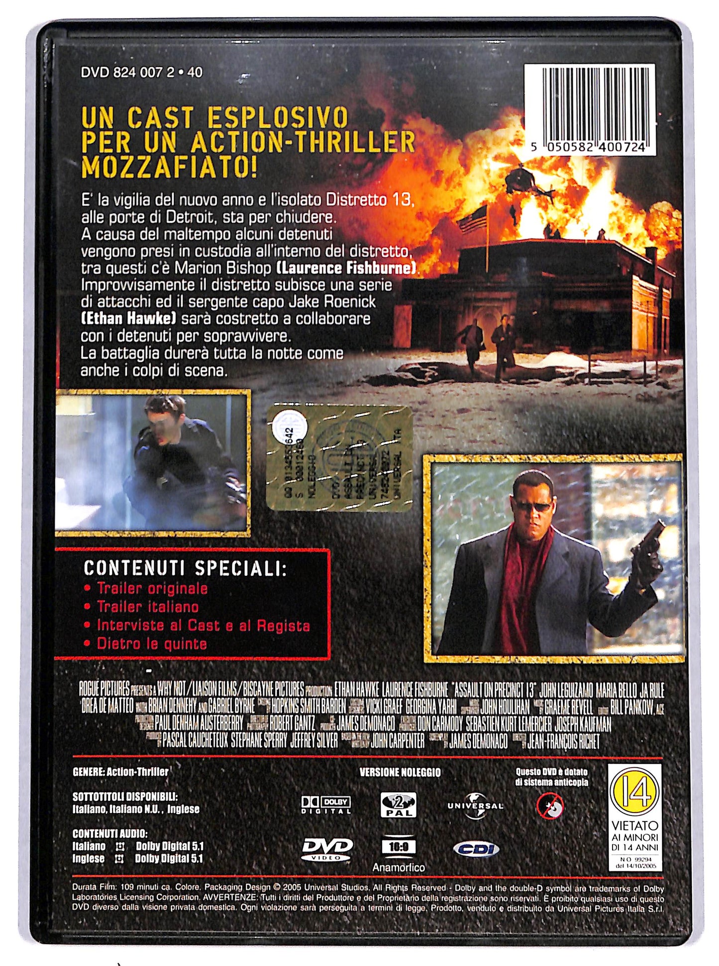 EBOND assalt on precint 13 NOLEGGIO DVD D675663