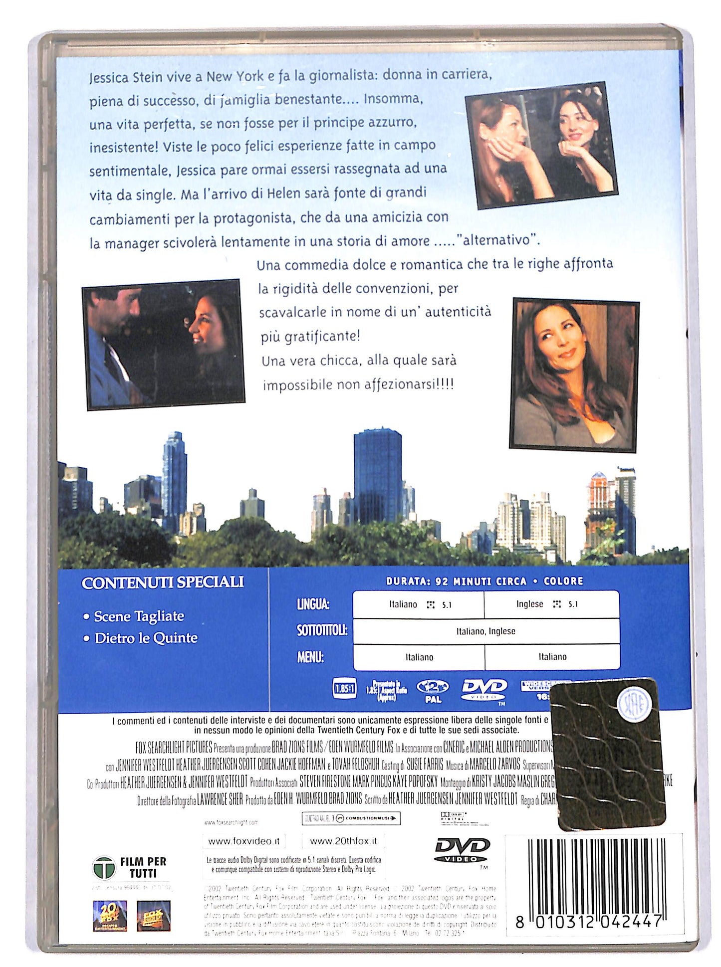 EBOND Kissing Jessica Stein DVD D675741