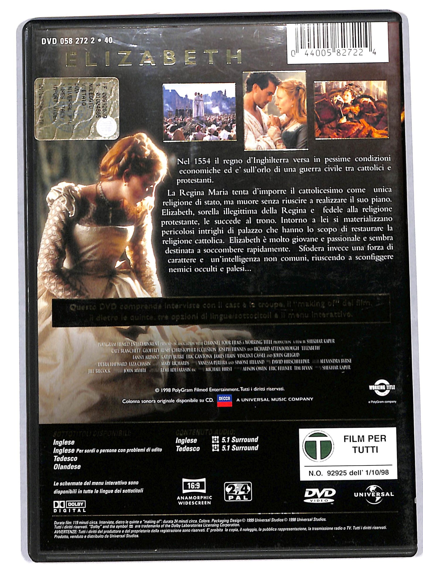 EBOND elizabeth DVD D676006