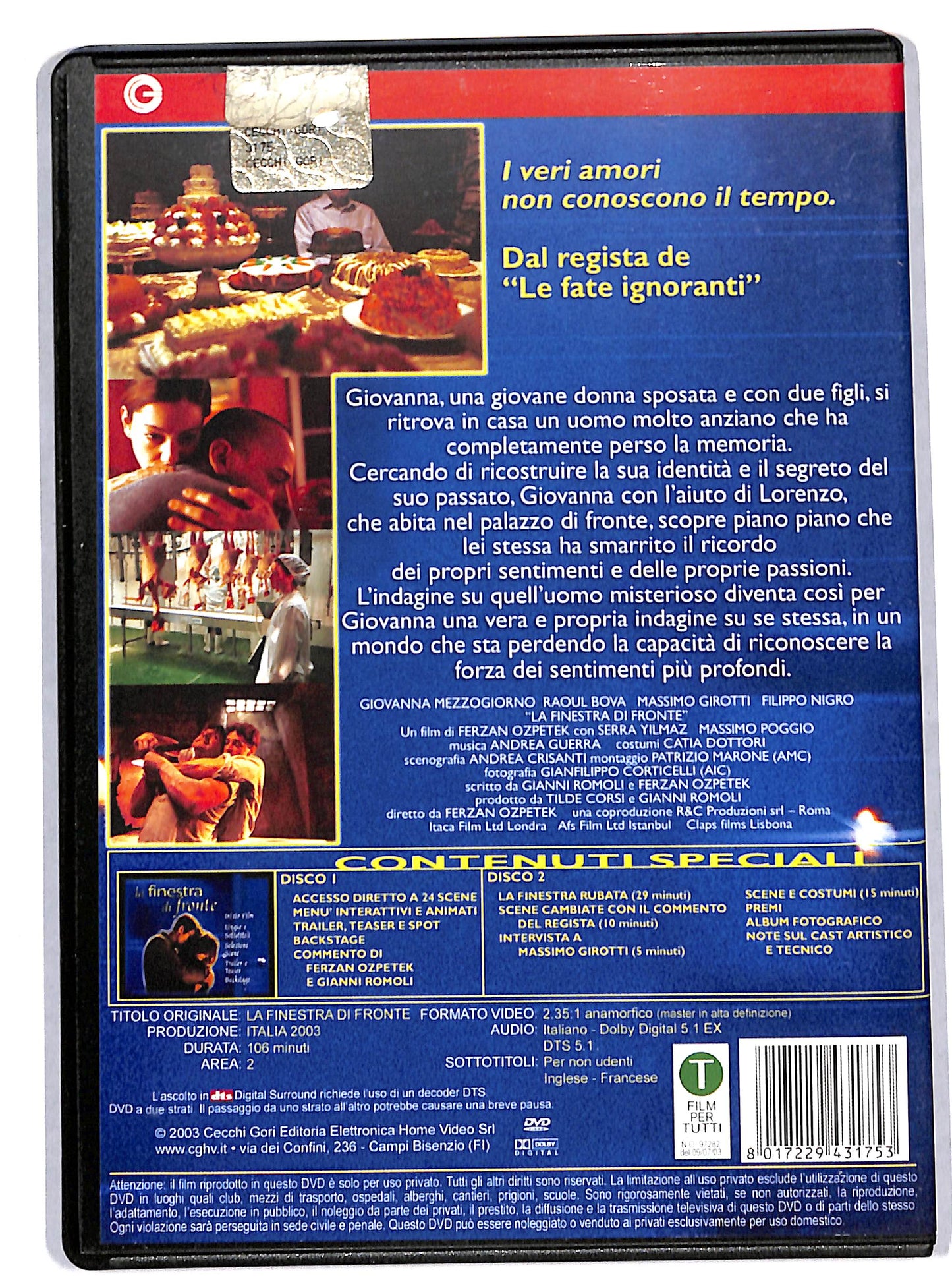 EBOND la finestra di fronte DVD D676013