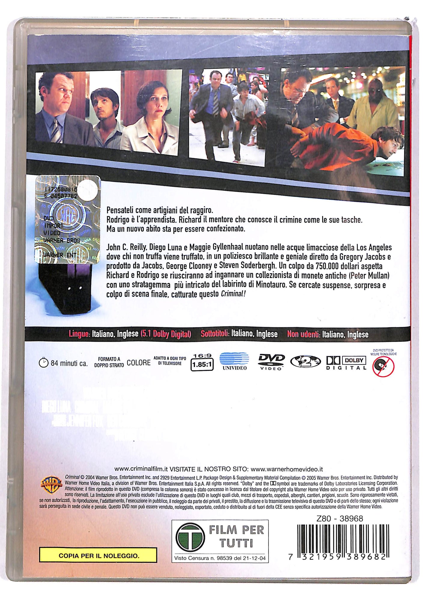EBOND Criminal NOLEGGIO DVD D676161