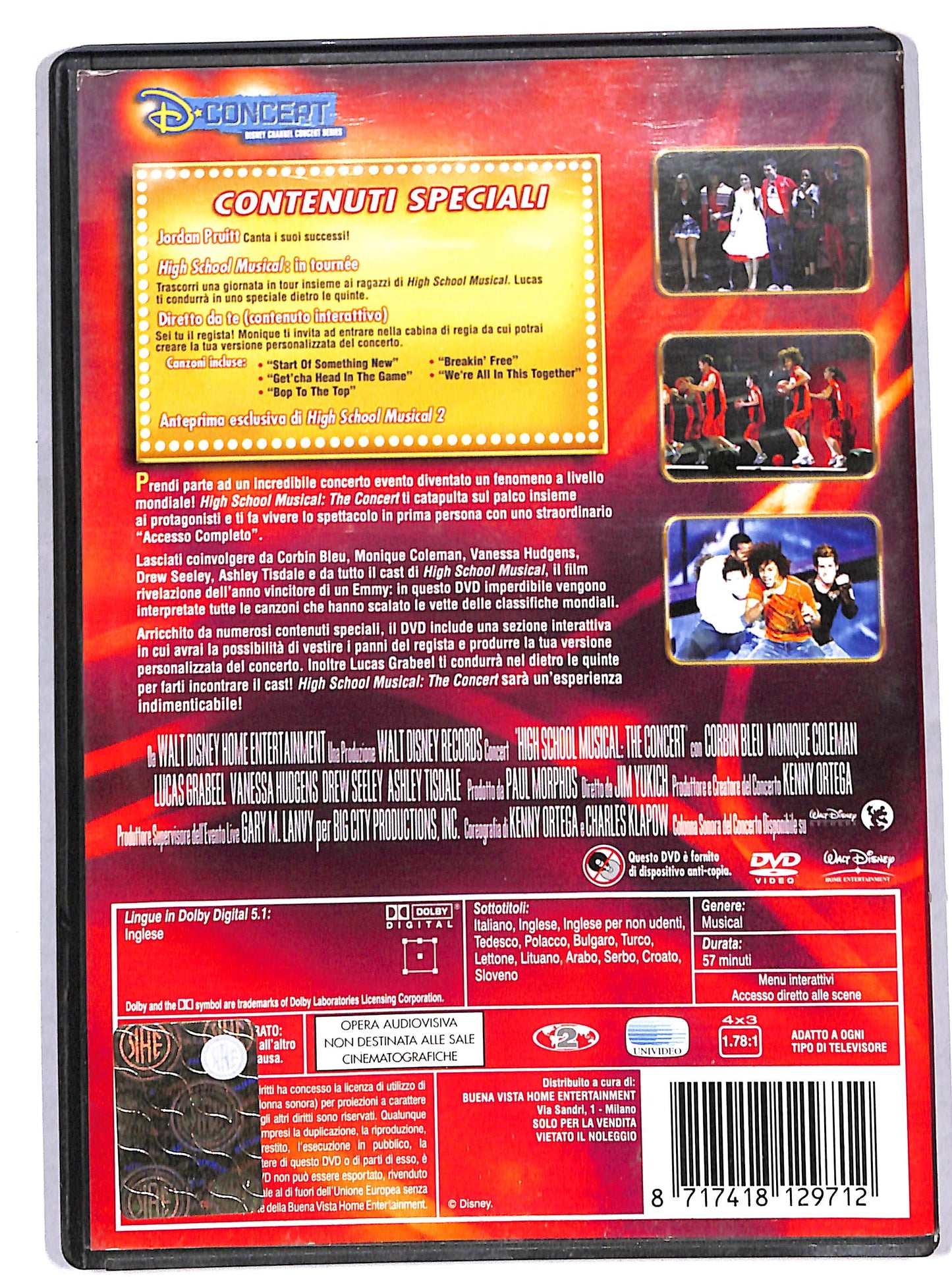 EBOND High school musical - The concert - Accesso completo DVD D676252