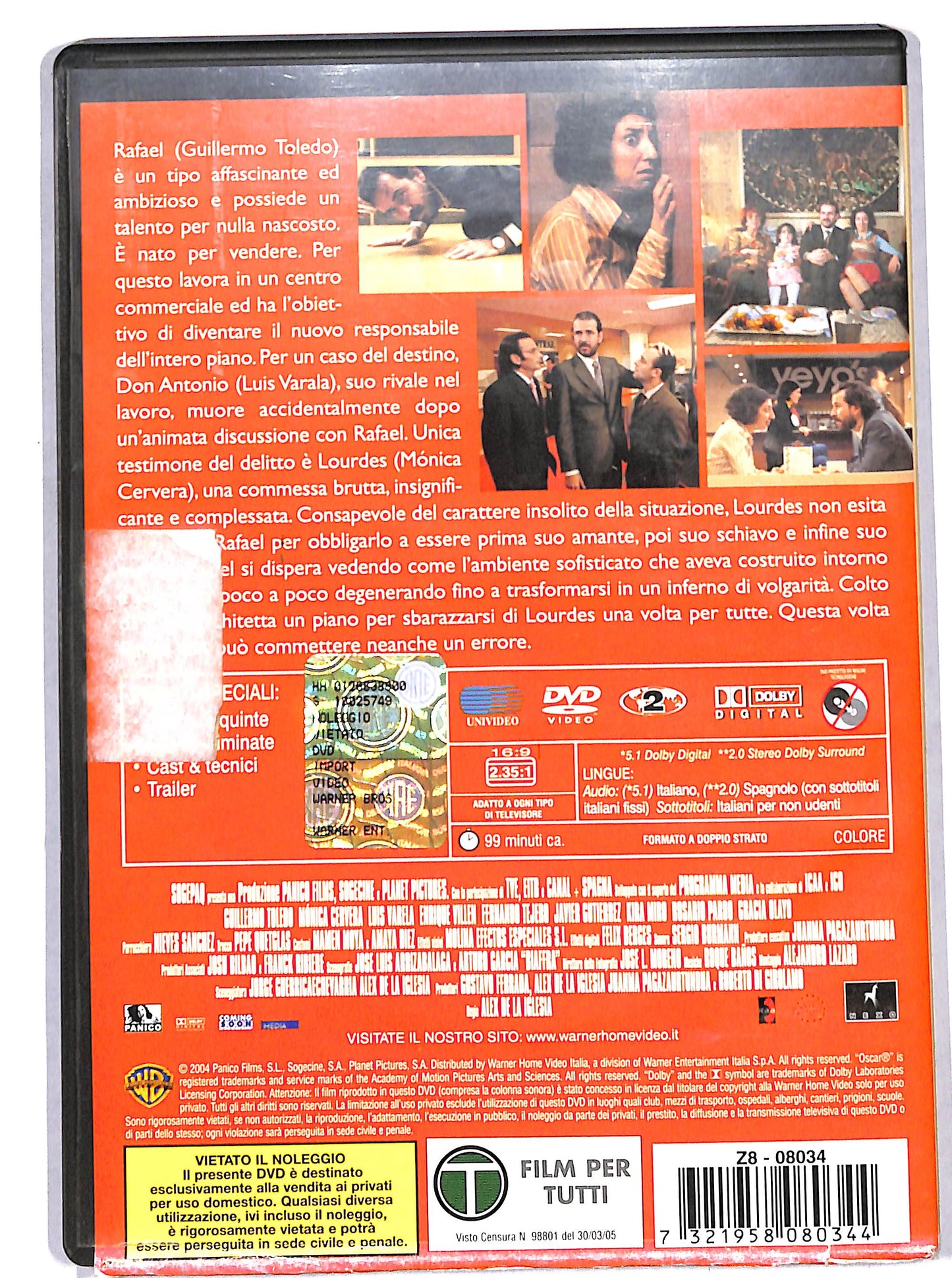 EBOND crimen perfecto - finche morte non li separi DVD D676261