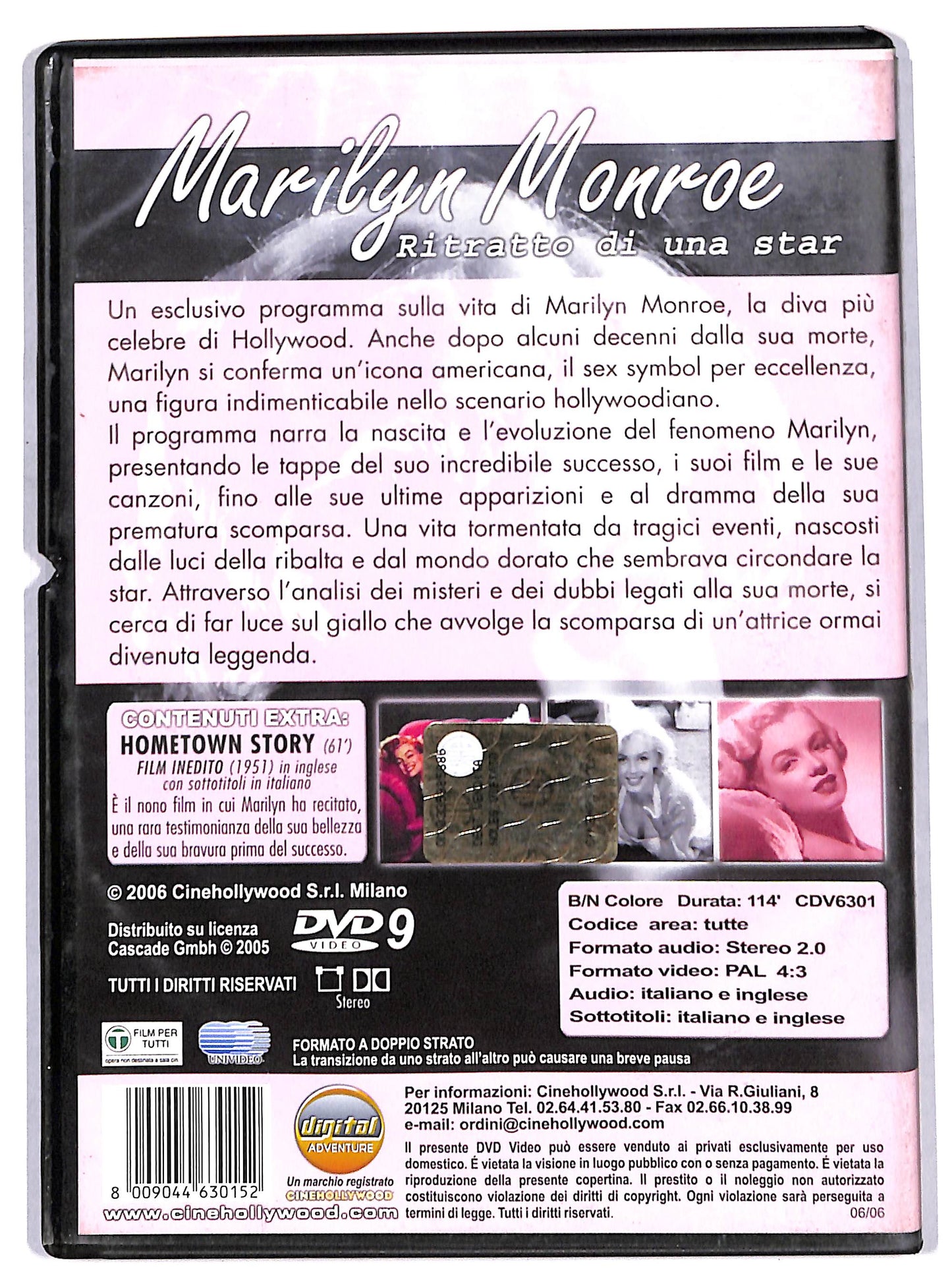 EBOND marilyn monroe - ritratto di una star DVD D676309