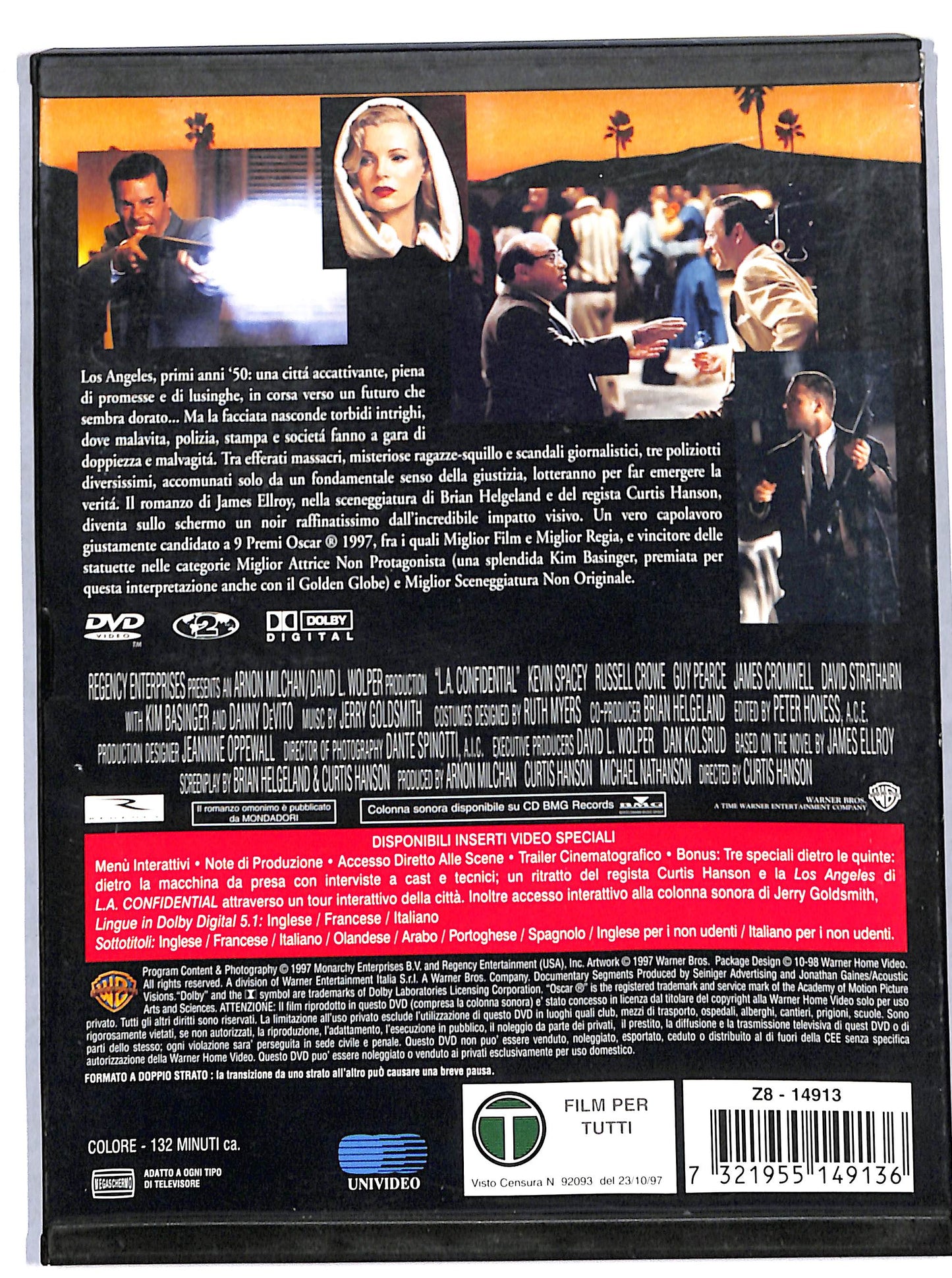 EBOND L.A. confidential SNAPPER DVD D676332