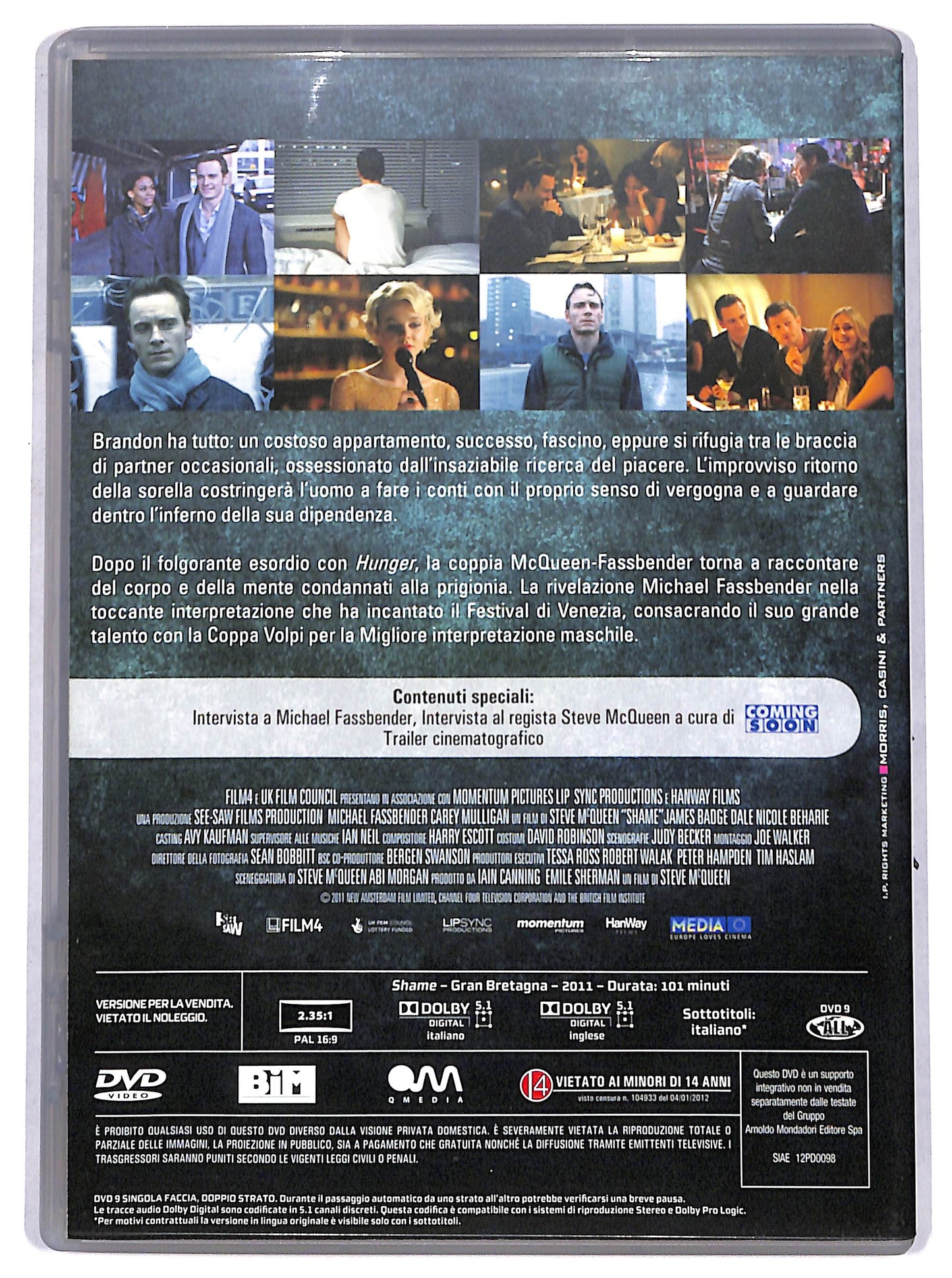 EBOND Shame EDITORIALE DVD D676532