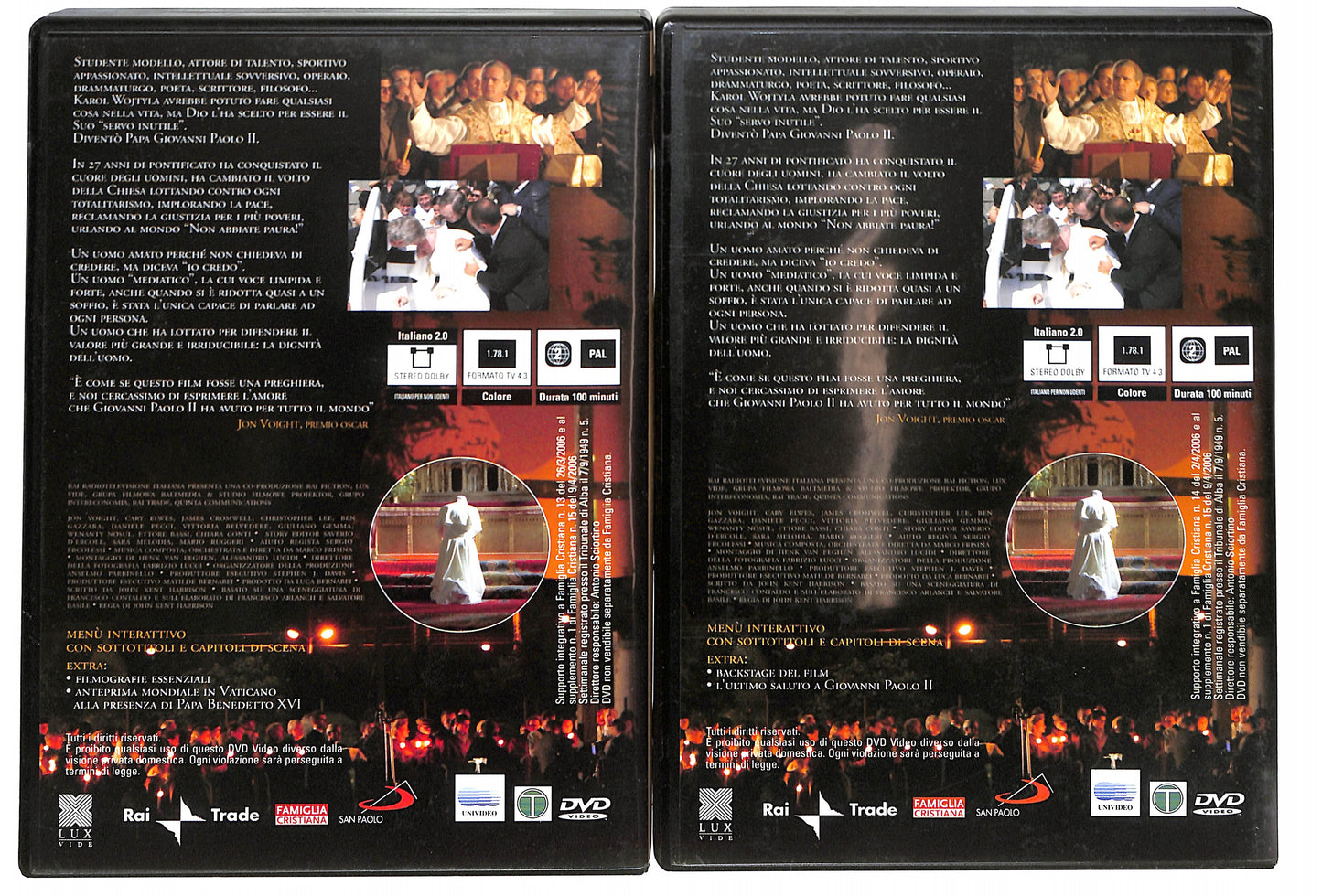 EBOND Giovanni Paolo II Prima Parte e Seconda EDITORIALE DVD D676806