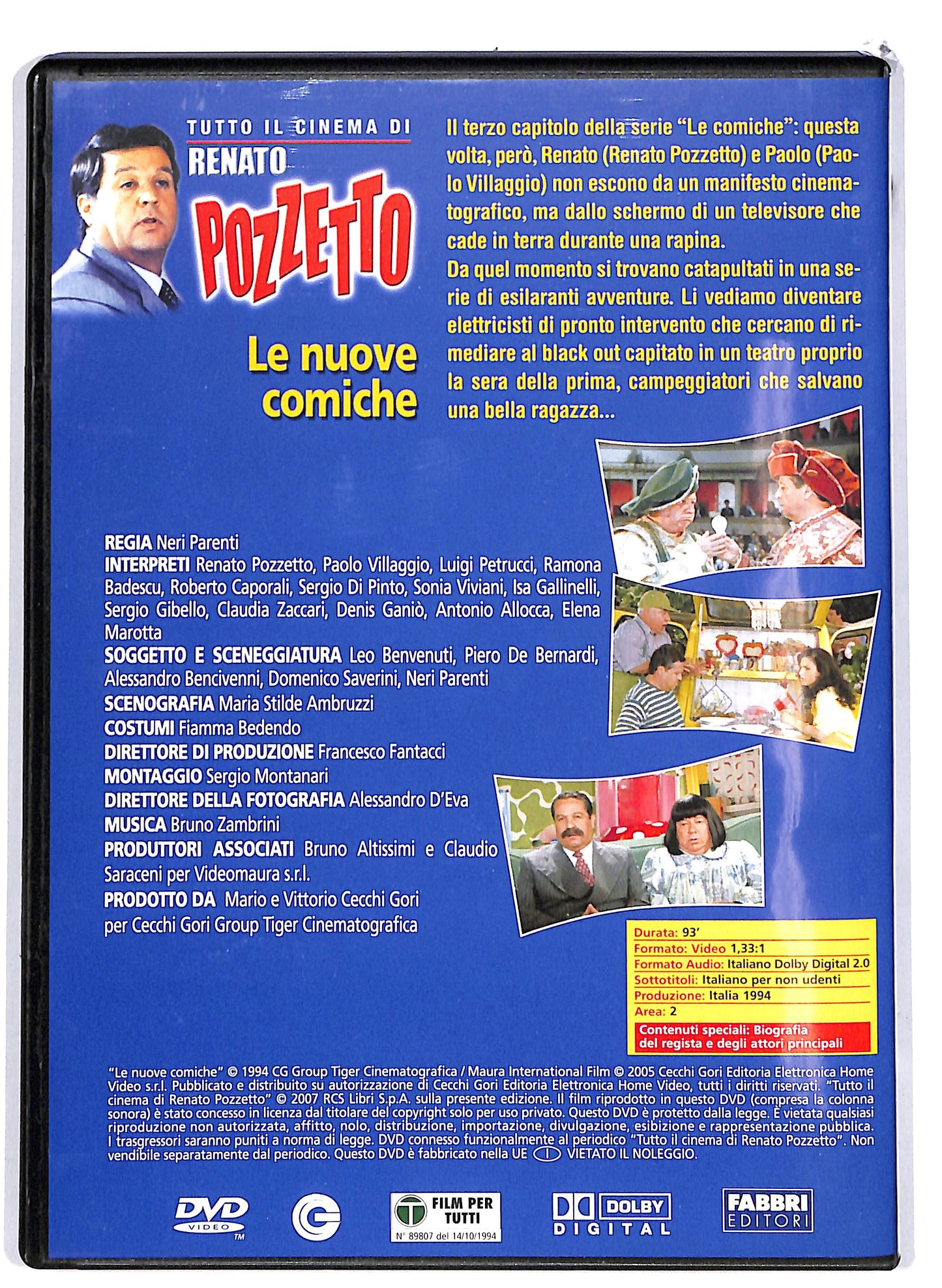 EBOND Renato Pozzetto - Le nuove comiche EDITORIALE DVD D676926