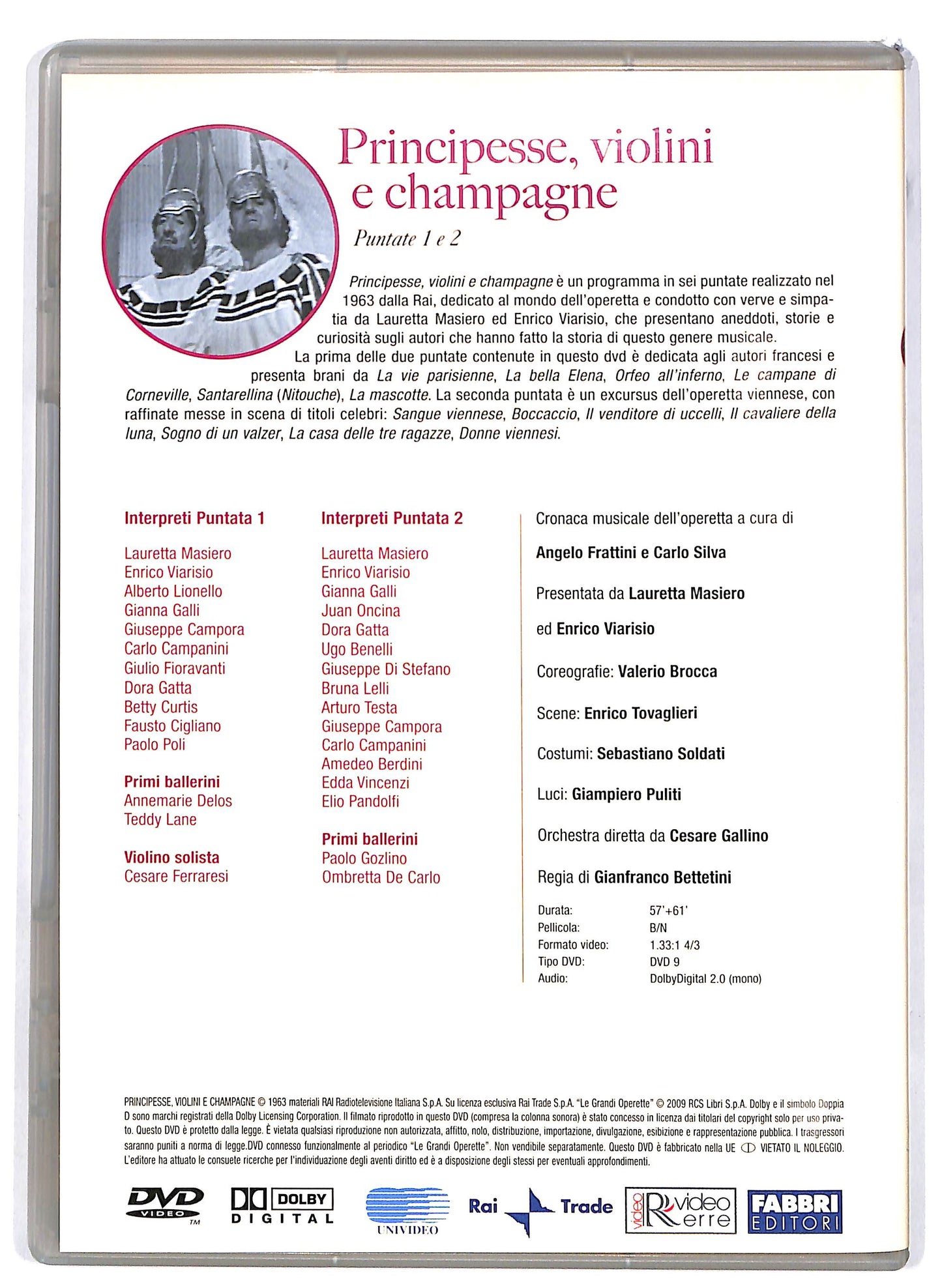 EBOND Principesse, violini e champagne puntate 1 - 2 EDITORIALE DVD D676937
