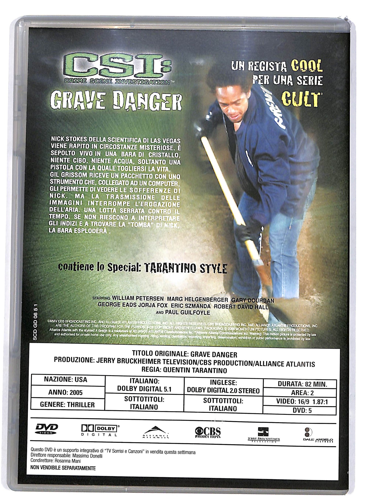 EBOND CSI Grave Danger EDITORIALE DVD D676941