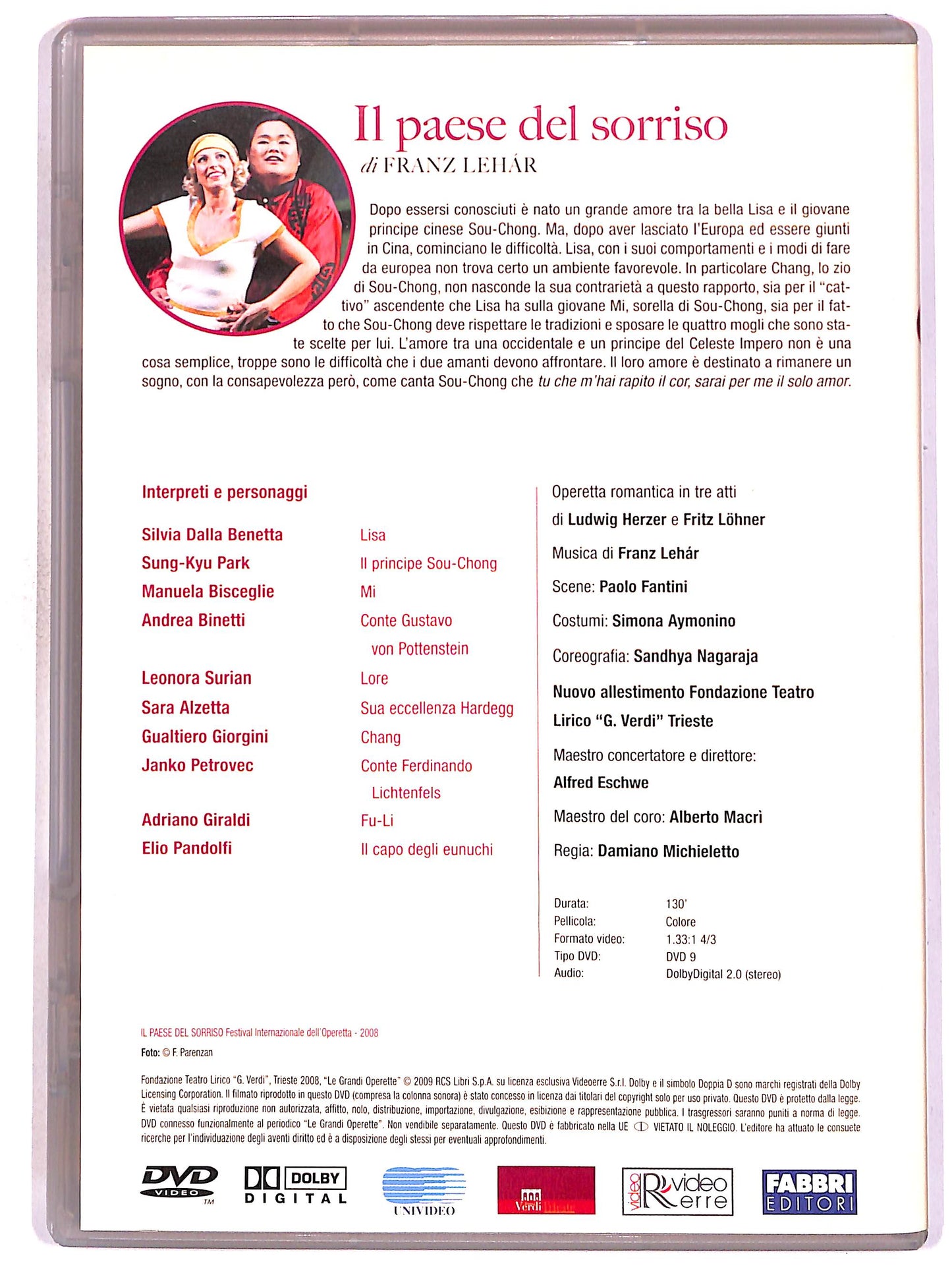EBOND Le Grandi Operette - Il paese del sorriso EDITORIALE DVD D677001