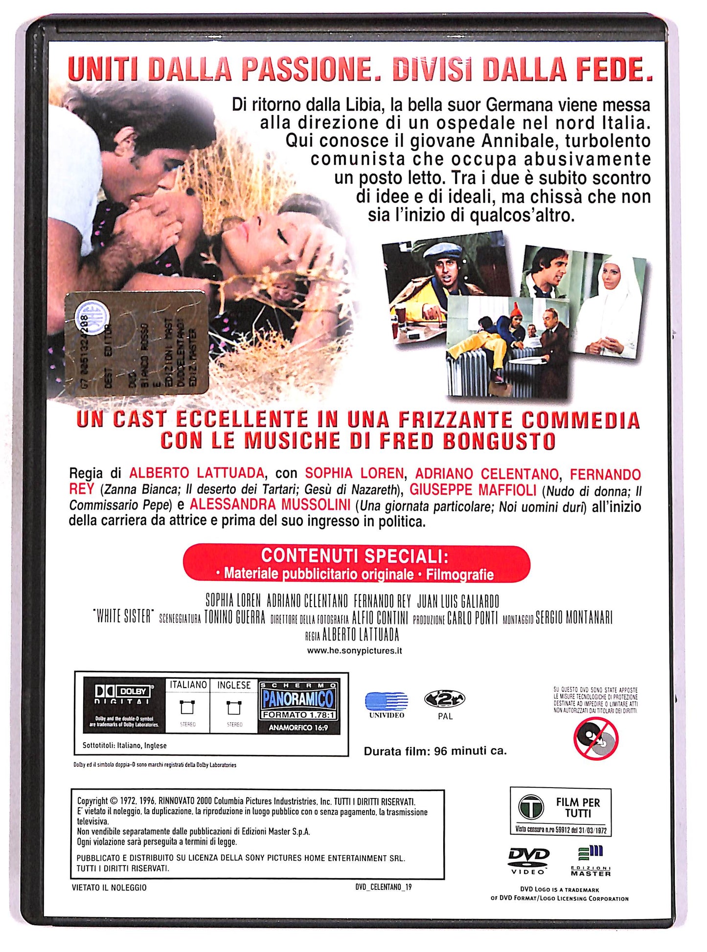EBOND Bianco, rosso e... - Celentano Collection EDITORIALE DVD D677010