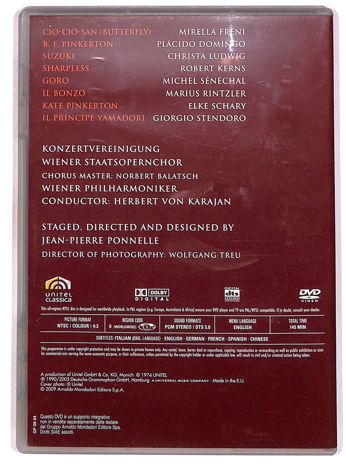 EBOND Puccini Collection Madame Butterfly EDITORIALE DVD D677164