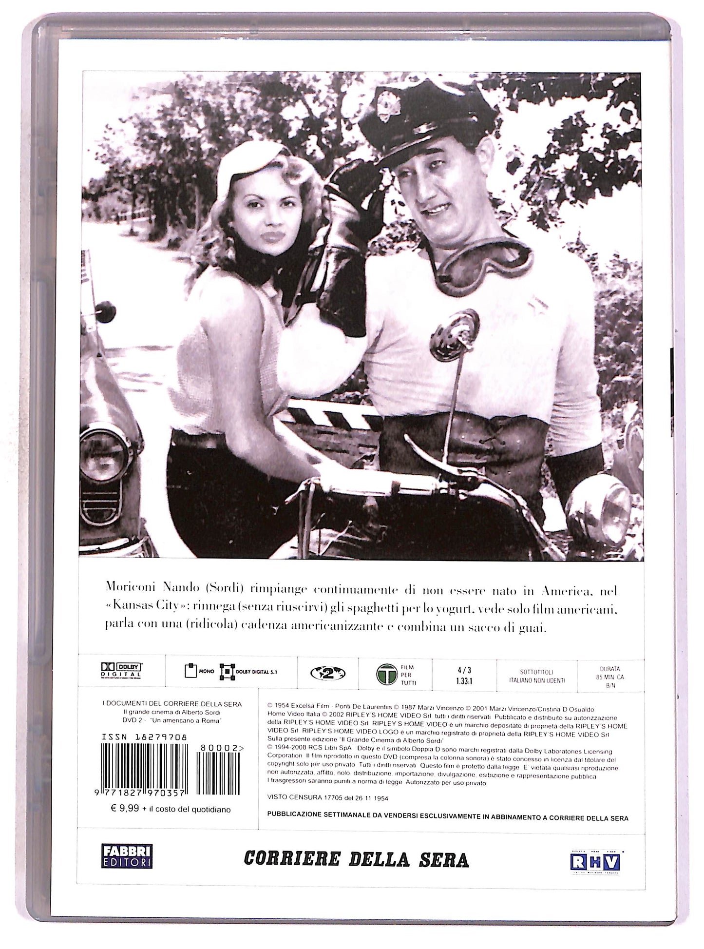 EBOND Alberto Sordi Vol.2 - Un americano a Roma EDITORIALE DVD D677529