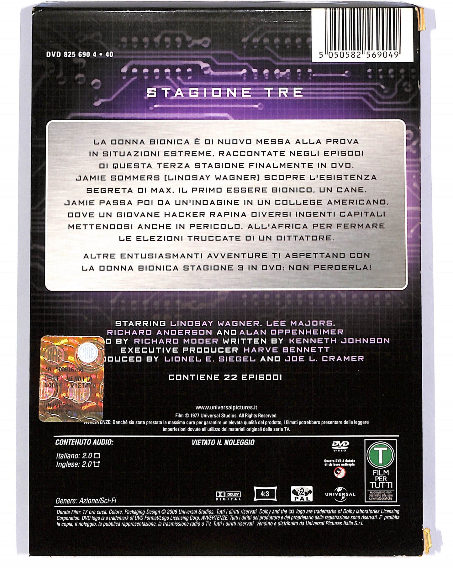 EBOND La donna bionica - Stagione 3 (6 dischi) SLIMCASE SLIPCASE DVD D677615