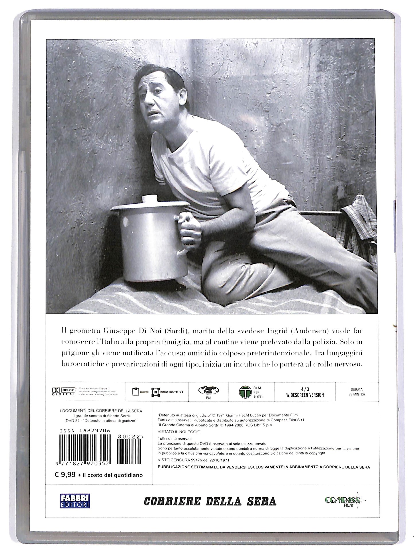 EBOND Alberto Sordi Vol.22 - Detenuto in attesa di giudizio EDITORIA DVD D677641