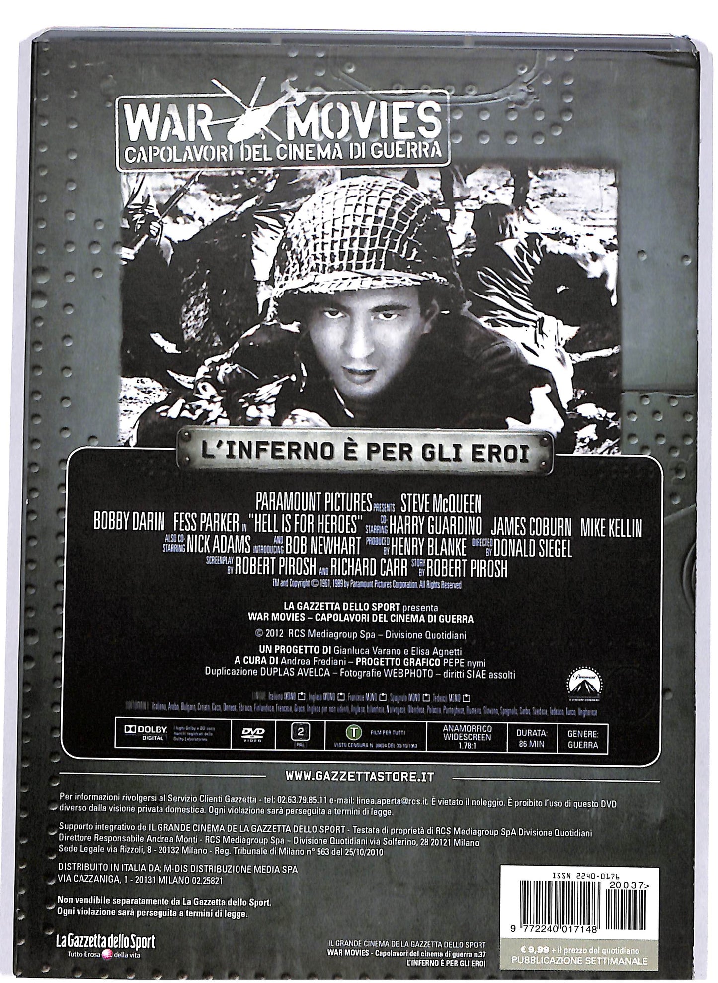 EBOND L'inferno e per gli eroi vol.37 EDITORIALE DVD D677827