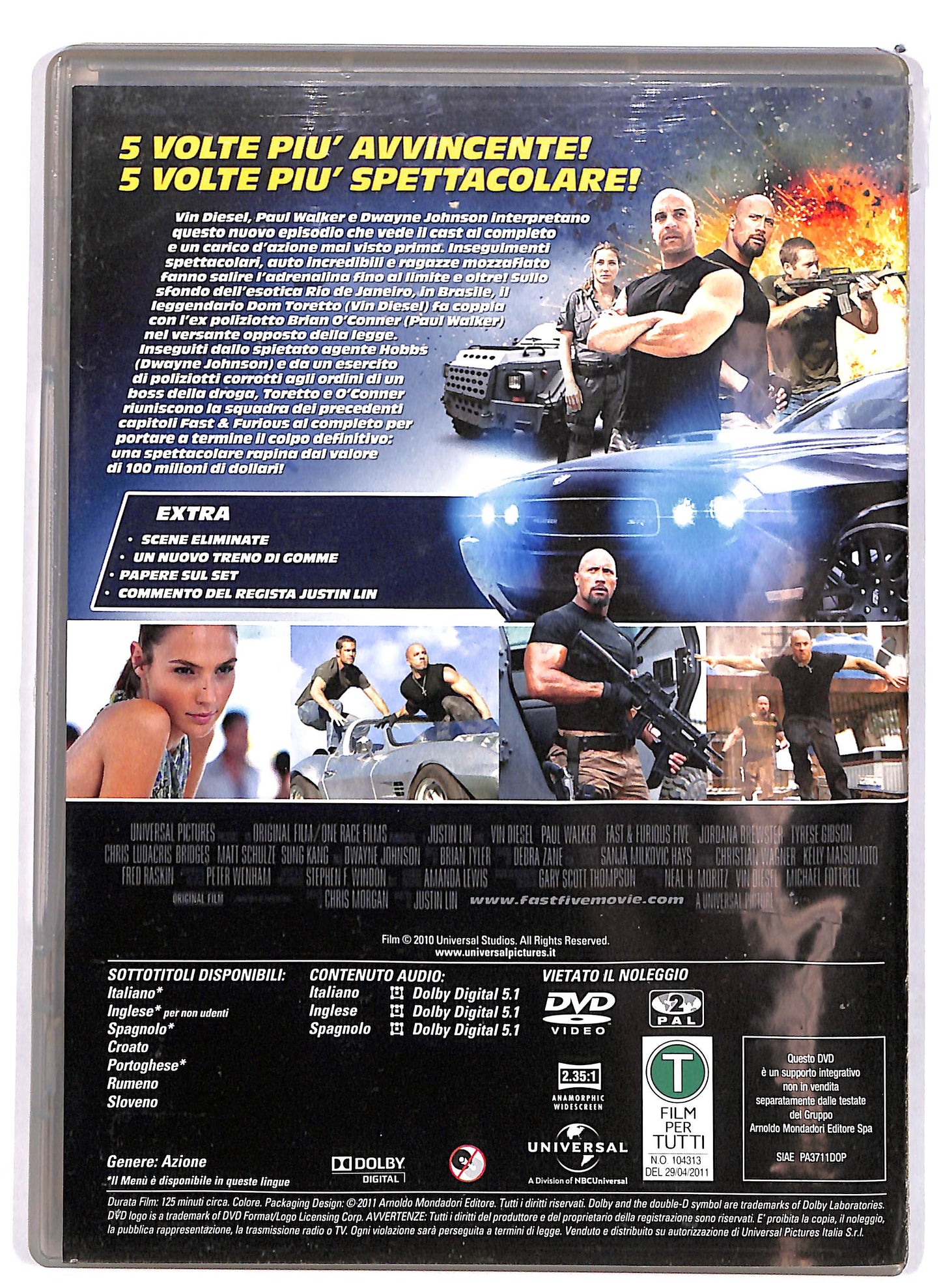 EBOND Fast e furious 5 EDITORIALE DVD D677929