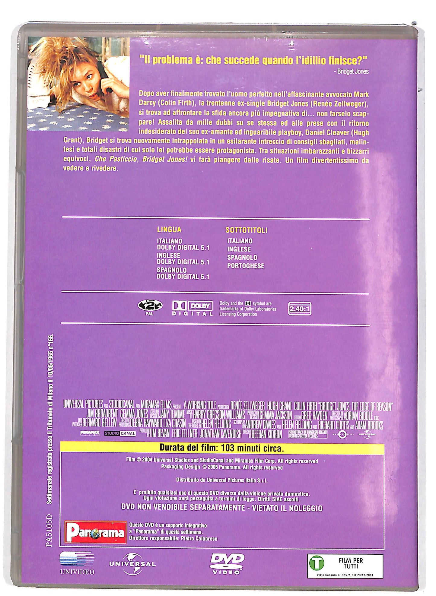 EBOND Che pasticcio, Bridget Jones! EDITORIALE DVD D678030