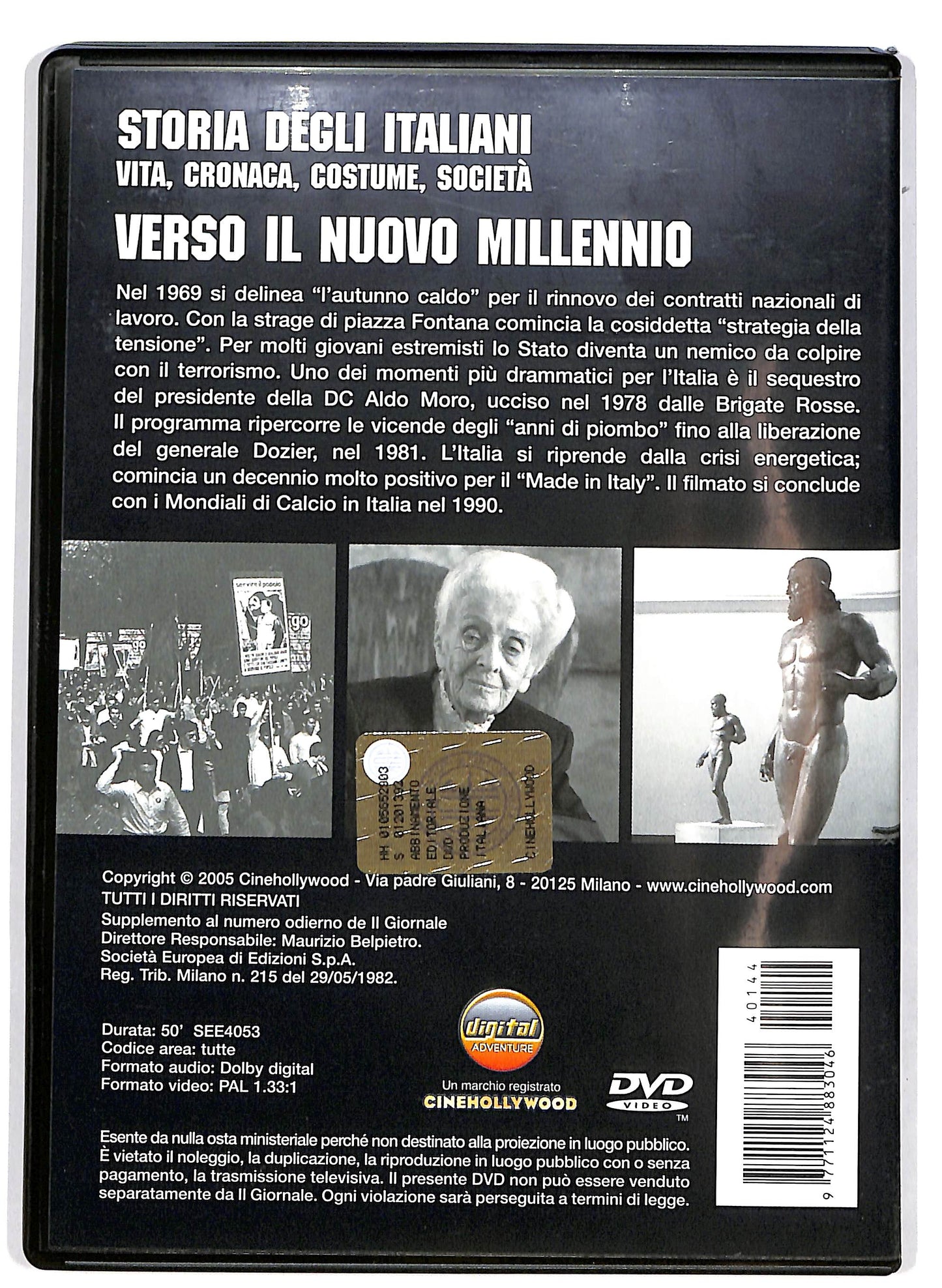 EBOND Storia degli Italiani- verso il nuovo millennio EDITORIALE DVD D678033