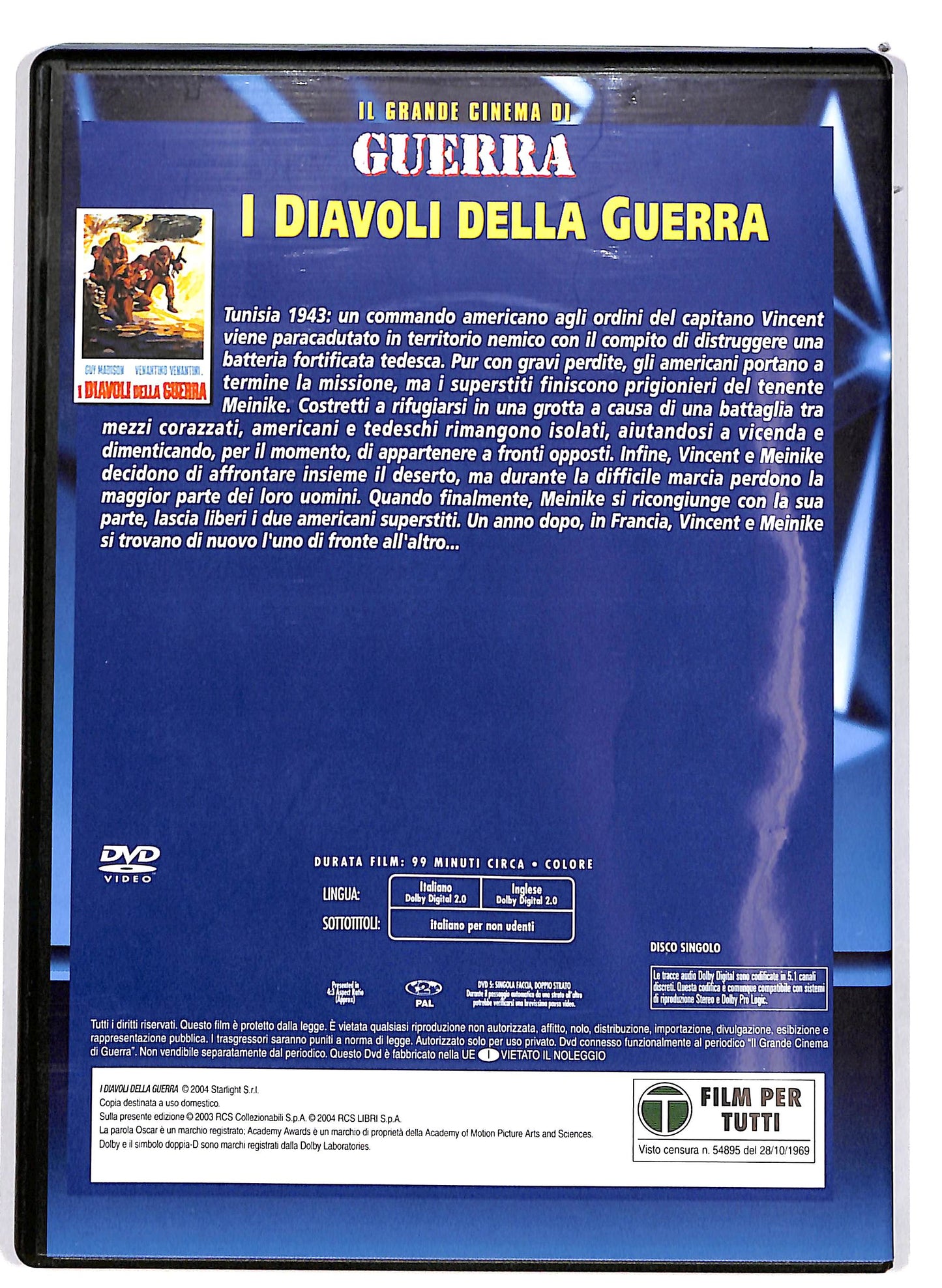 EBOND I diavoli della guerra EDITORIALE DVD D678126