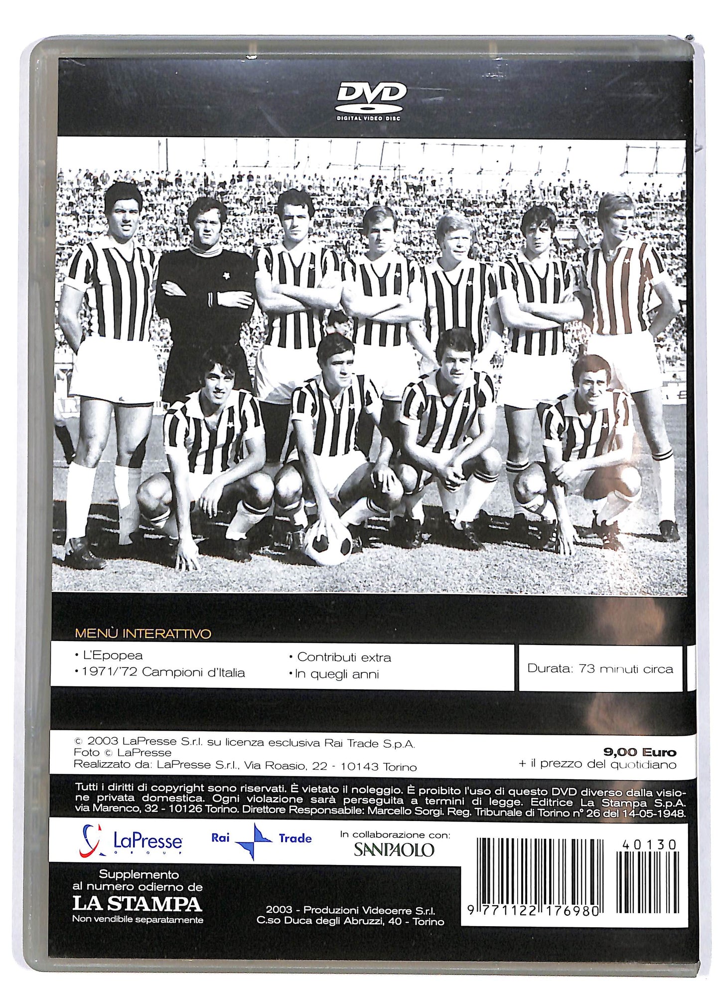 EBOND Jeventusiasmante arriva bettega 1971-72 EDITORIALE DVD D678146