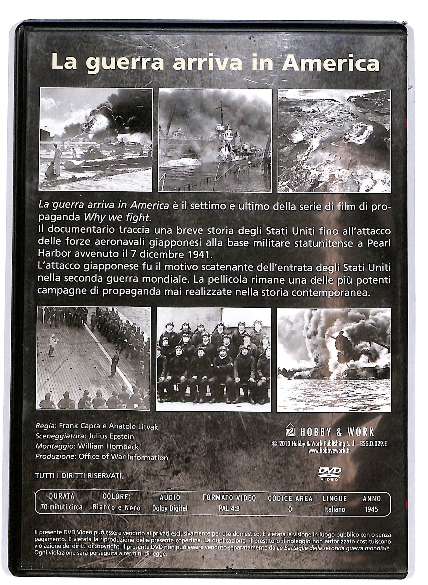 EBOND Le Battaglie - la guerra arriva in America EDITORIALE DVD D678254