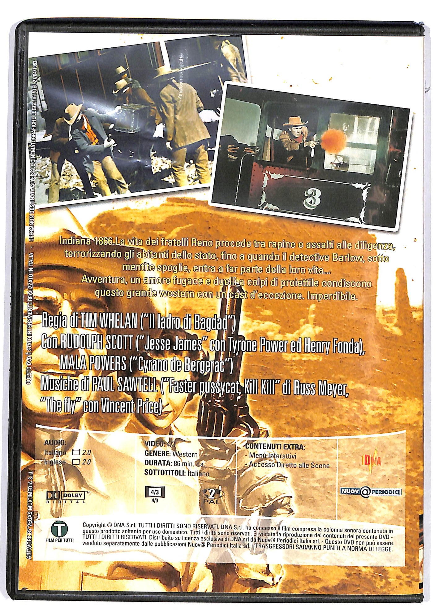 EBOND Rage at Dawn  EDITORIALE versione restaurata DVD D678257